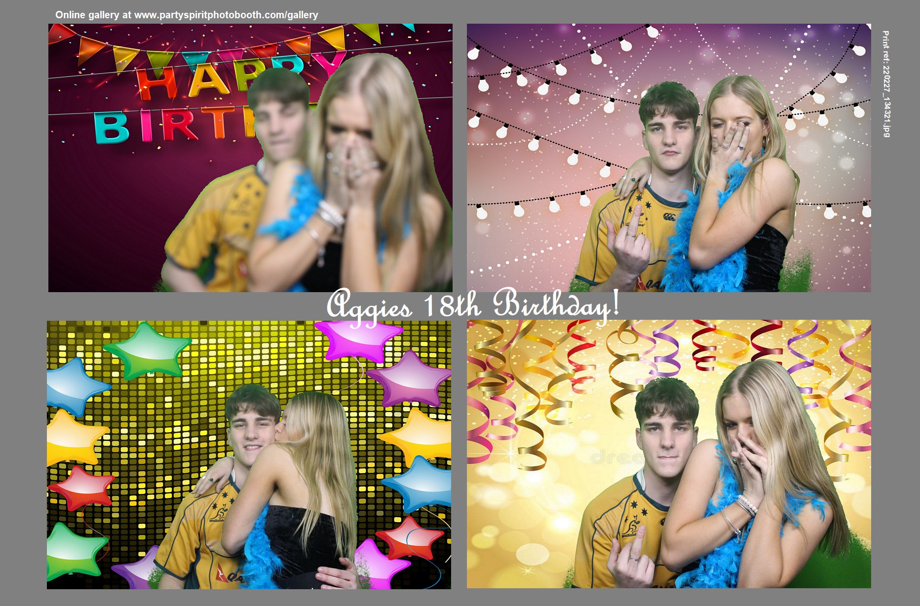 Aggies 18th Birthday | View more photos from the event at gallery.partyspiritphotobooth.com/u/PartySpiritPhotoBooth/Aggies-18th-Birthday