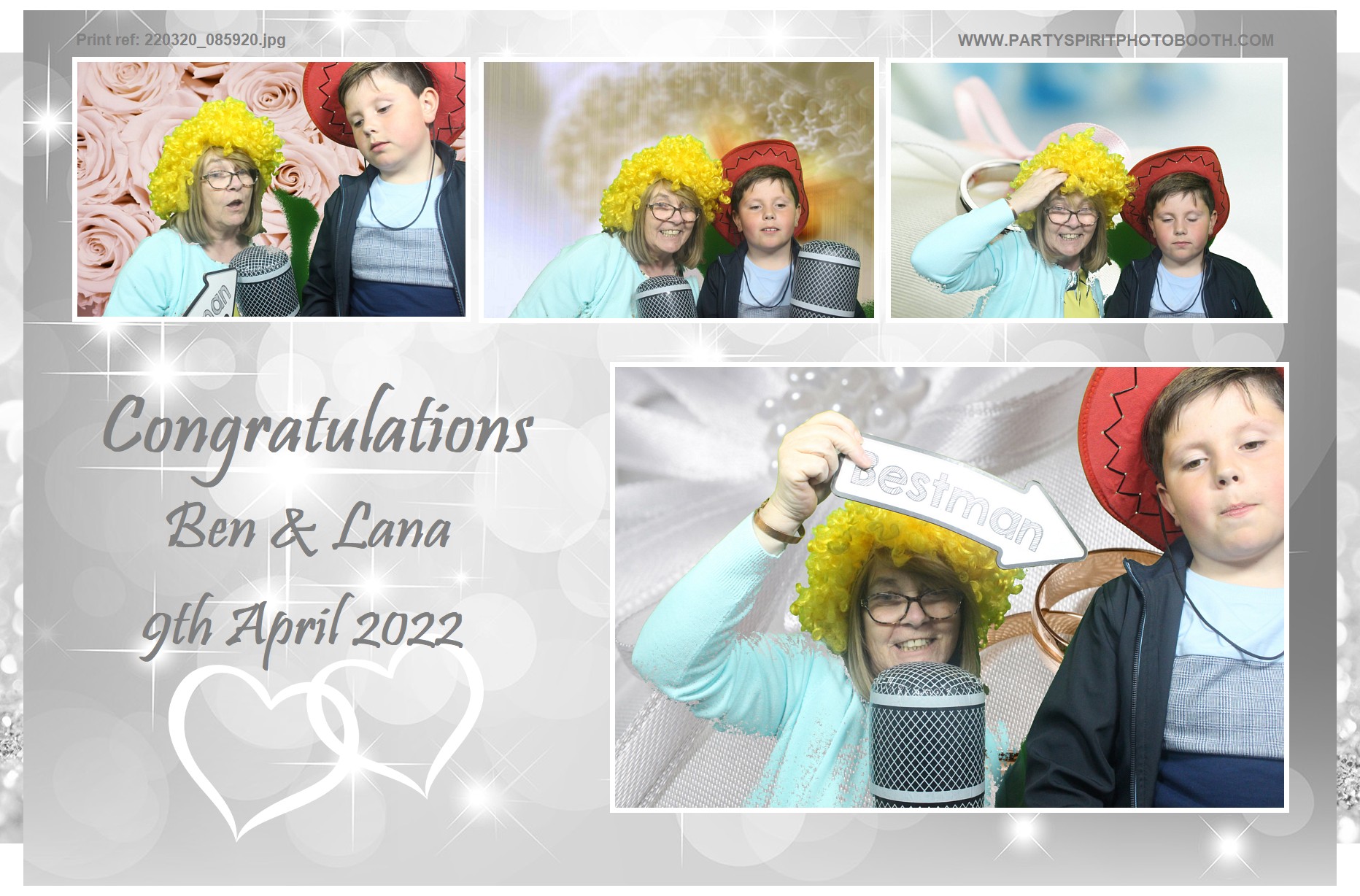 Ben and Lana Wedding | View more photos from the event at gallery.partyspiritphotobooth.com/u/PartySpiritPhotoBooth/Ben-and-Lana-Wedding