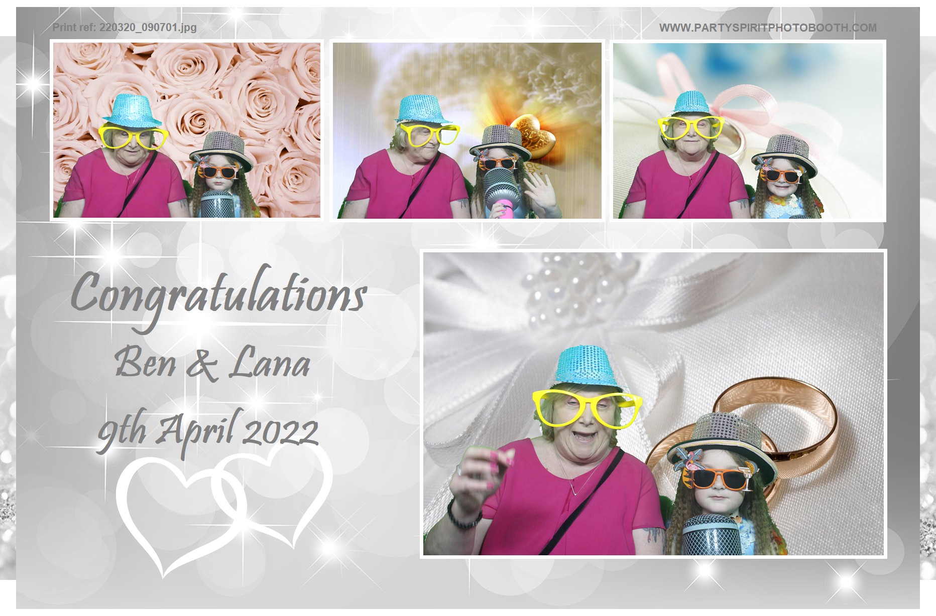 Ben and Lana Wedding | View more photos from the event at gallery.partyspiritphotobooth.com/u/PartySpiritPhotoBooth/Ben-and-Lana-Wedding