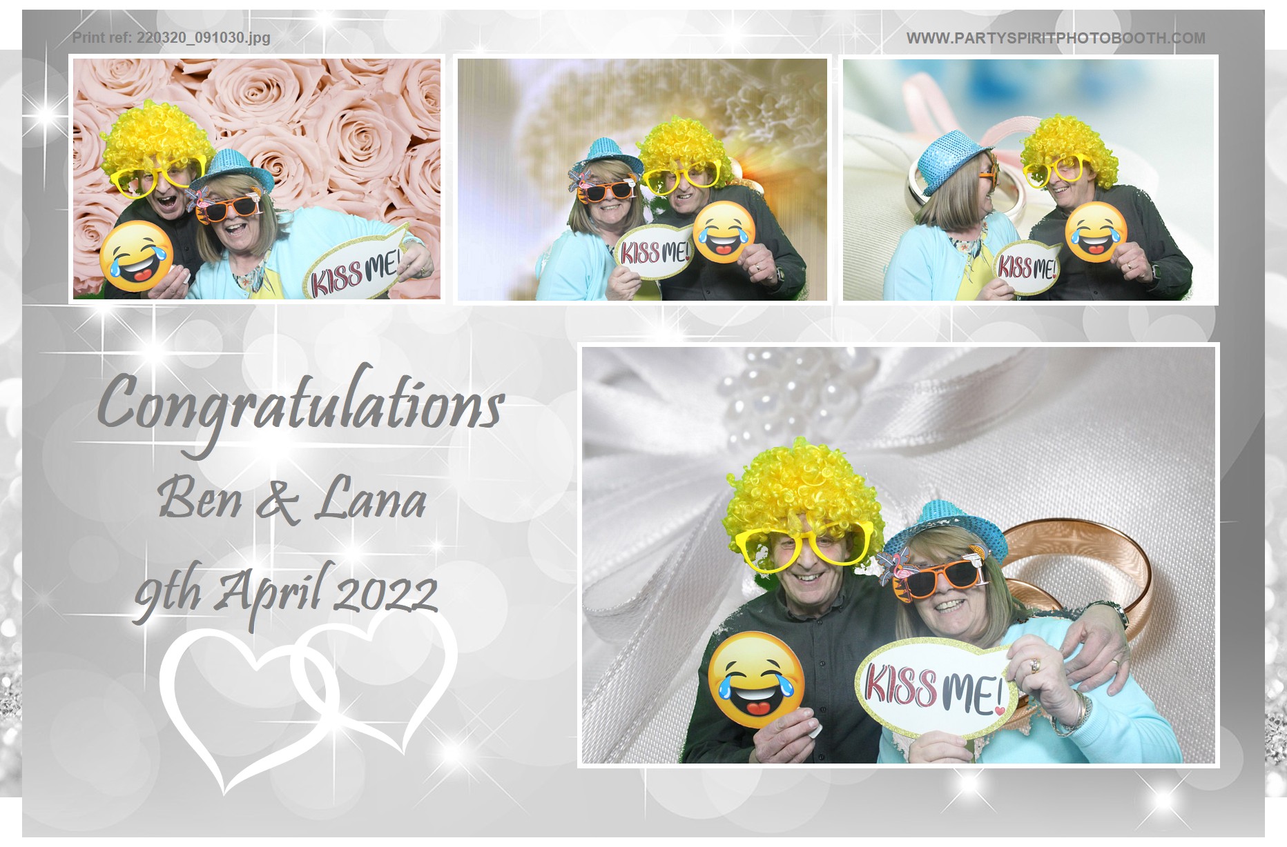 Ben and Lana Wedding | View more photos from the event at gallery.partyspiritphotobooth.com/u/PartySpiritPhotoBooth/Ben-and-Lana-Wedding