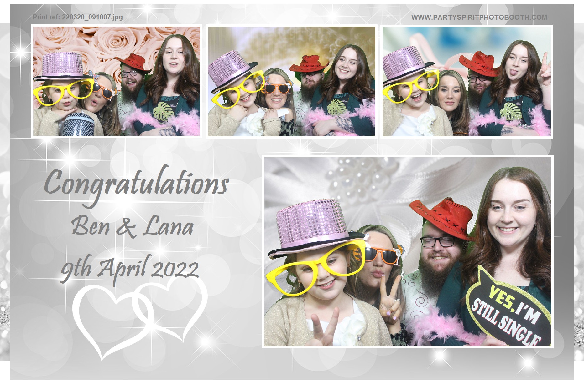 Ben and Lana Wedding | View more photos from the event at gallery.partyspiritphotobooth.com/u/PartySpiritPhotoBooth/Ben-and-Lana-Wedding