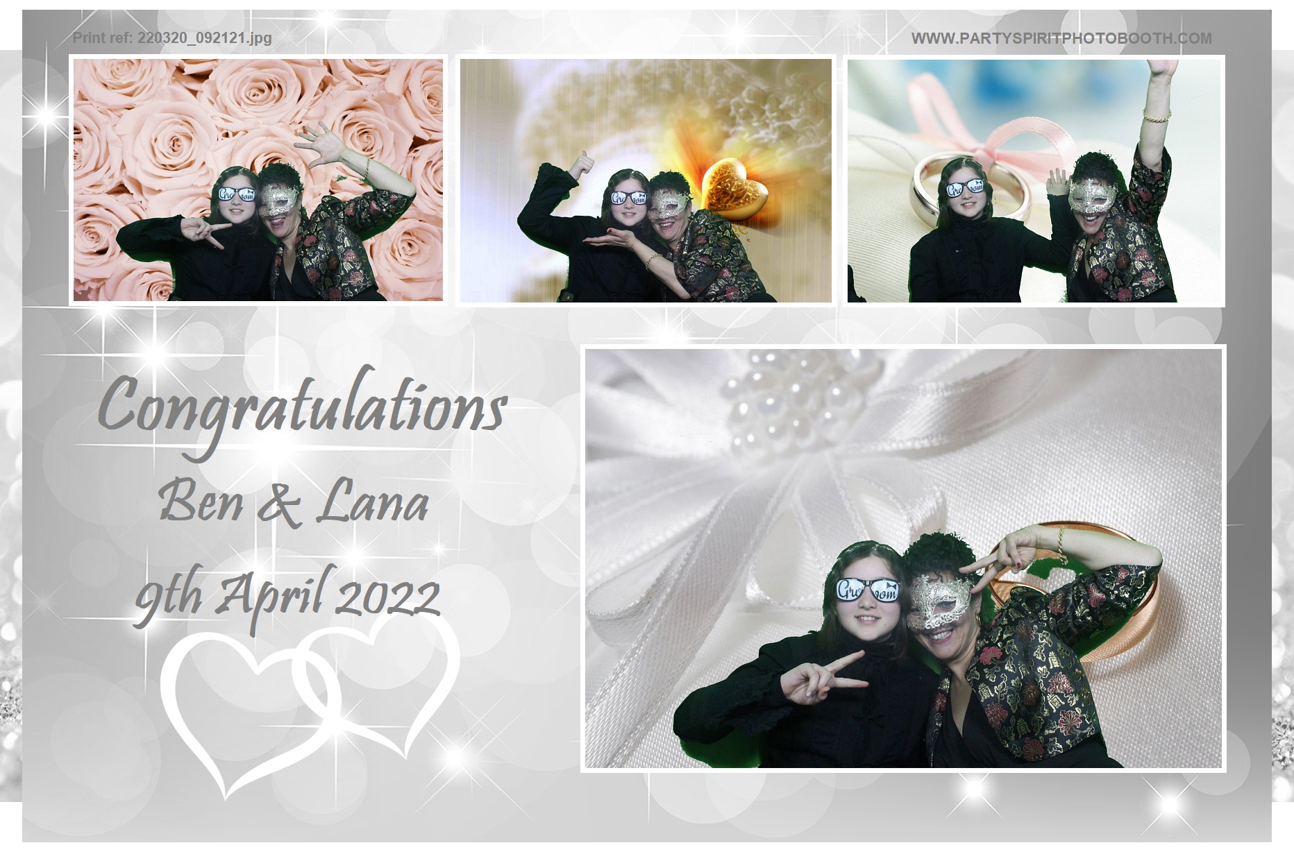 Ben and Lana Wedding | View more photos from the event at gallery.partyspiritphotobooth.com/u/PartySpiritPhotoBooth/Ben-and-Lana-Wedding
