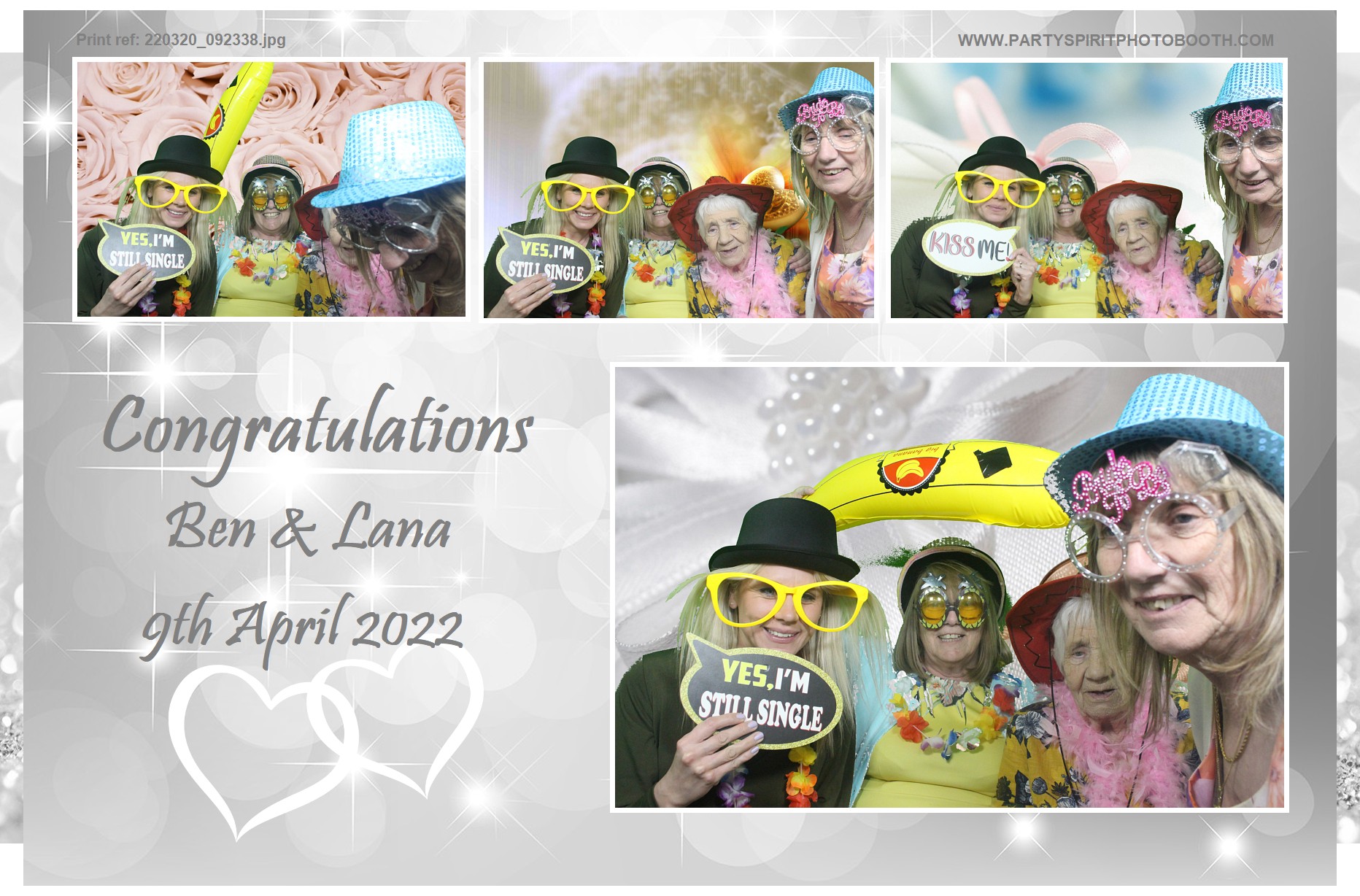 Ben and Lana Wedding | View more photos from the event at gallery.partyspiritphotobooth.com/u/PartySpiritPhotoBooth/Ben-and-Lana-Wedding