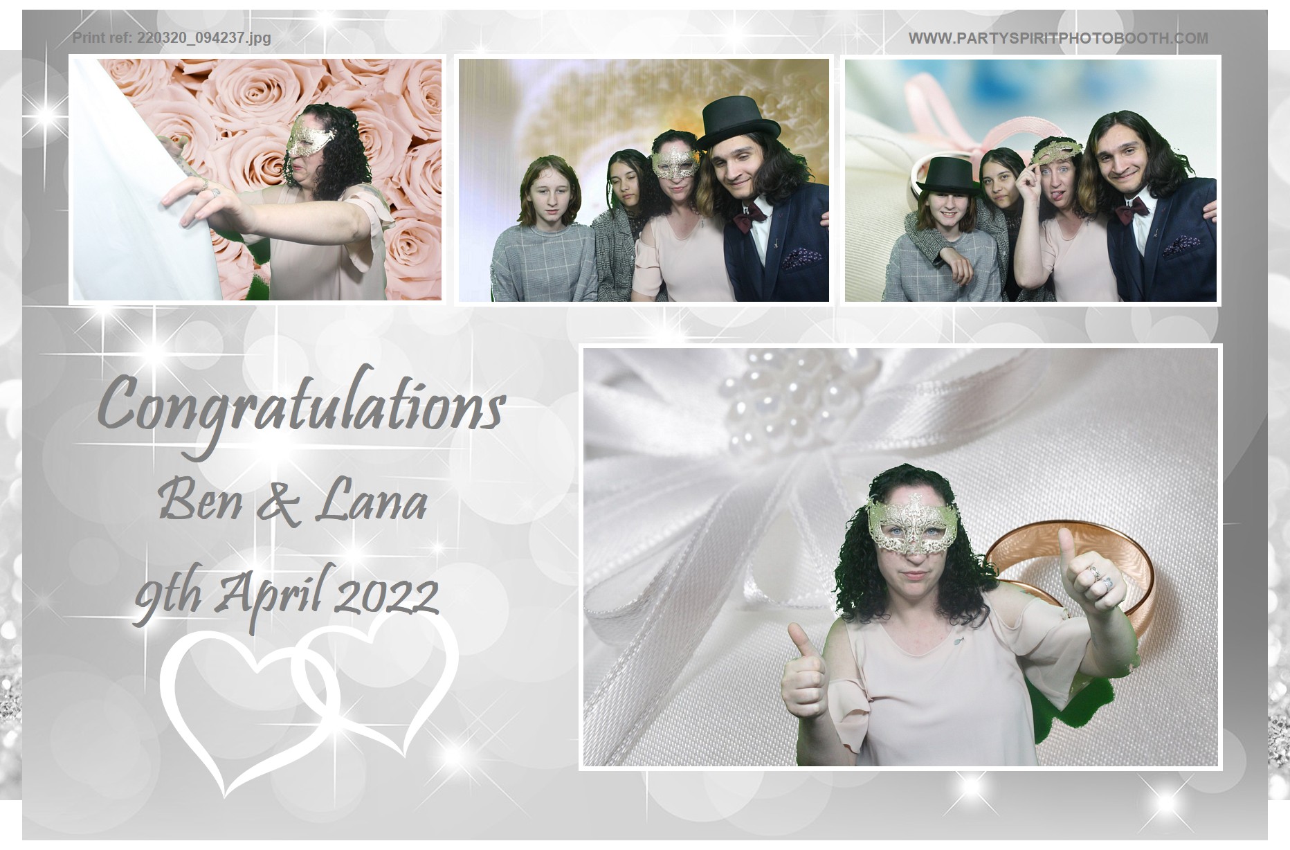 Ben and Lana Wedding | View more photos from the event at gallery.partyspiritphotobooth.com/u/PartySpiritPhotoBooth/Ben-and-Lana-Wedding