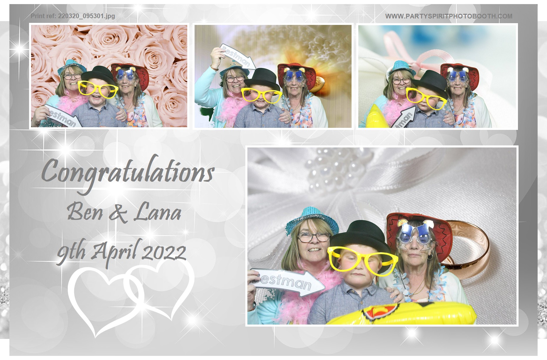 Ben and Lana Wedding | View more photos from the event at gallery.partyspiritphotobooth.com/u/PartySpiritPhotoBooth/Ben-and-Lana-Wedding