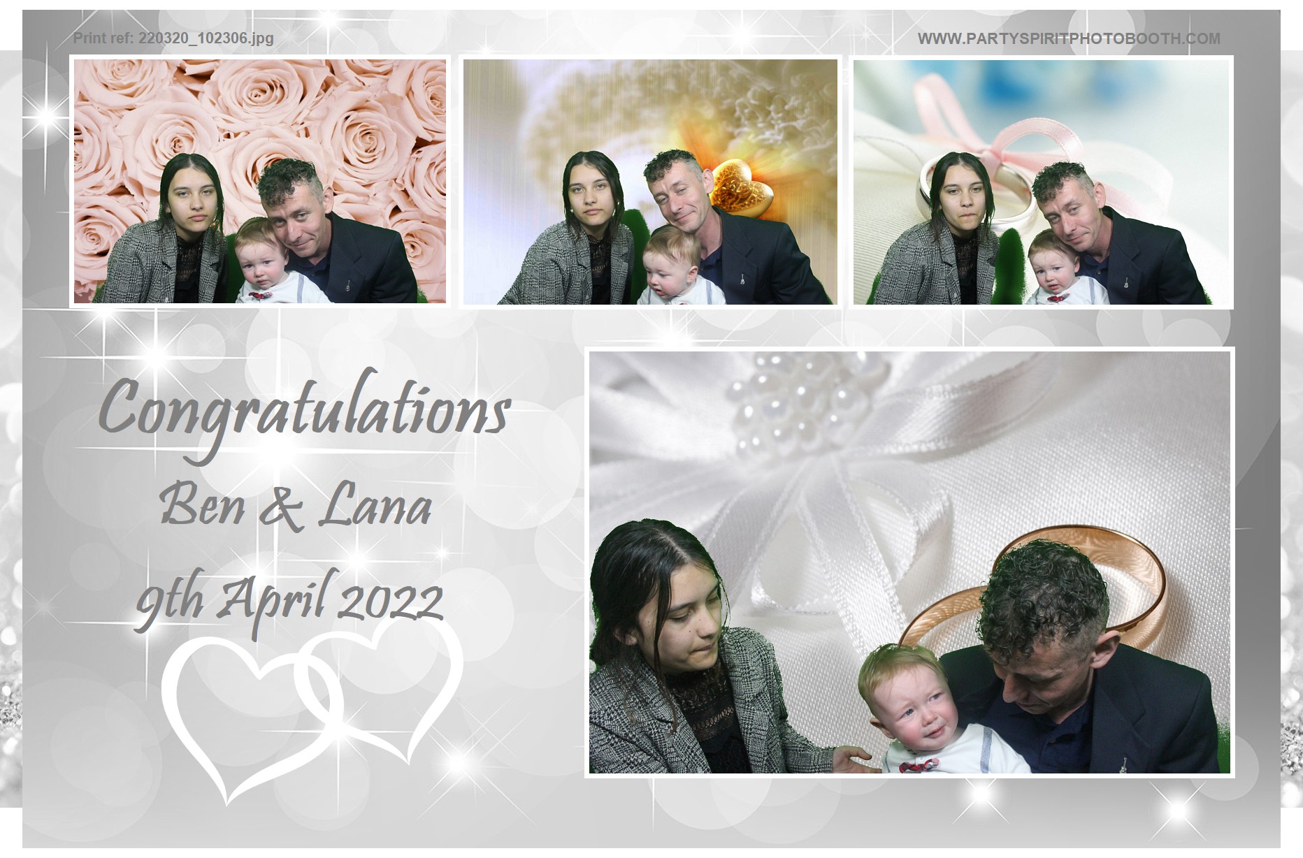 Ben and Lana Wedding | View more photos from the event at gallery.partyspiritphotobooth.com/u/PartySpiritPhotoBooth/Ben-and-Lana-Wedding