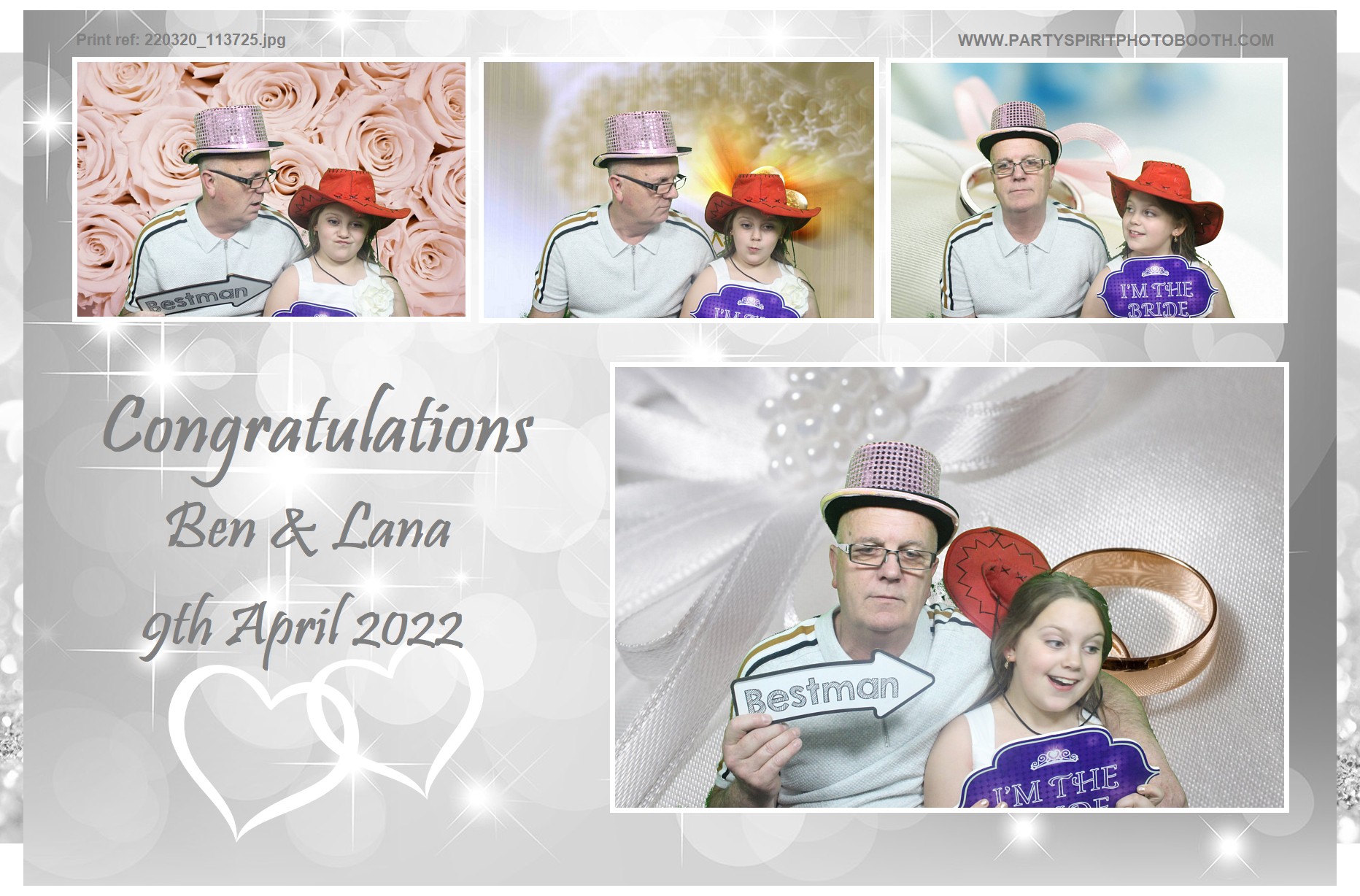 Ben and Lana Wedding | View more photos from the event at gallery.partyspiritphotobooth.com/u/PartySpiritPhotoBooth/Ben-and-Lana-Wedding