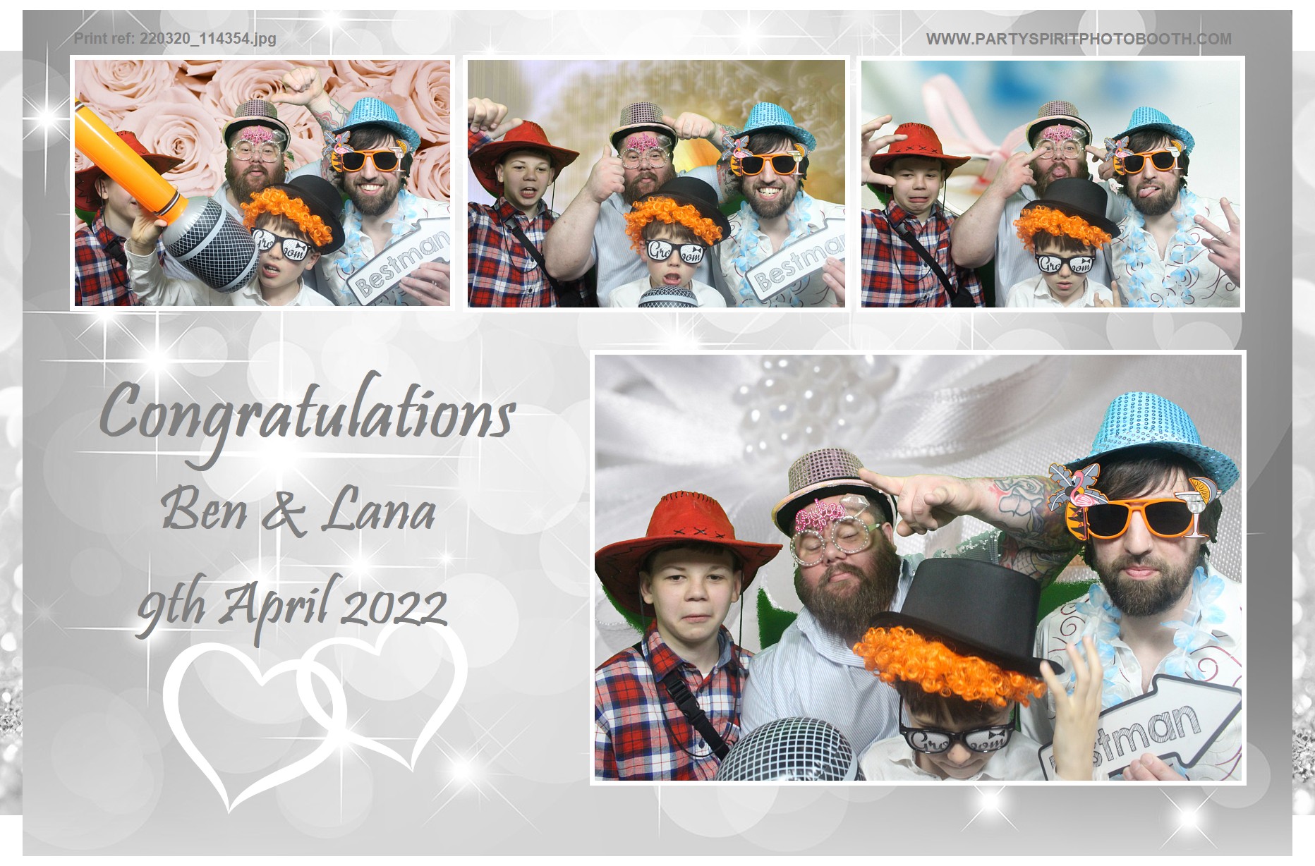 Ben and Lana Wedding | View more photos from the event at gallery.partyspiritphotobooth.com/u/PartySpiritPhotoBooth/Ben-and-Lana-Wedding