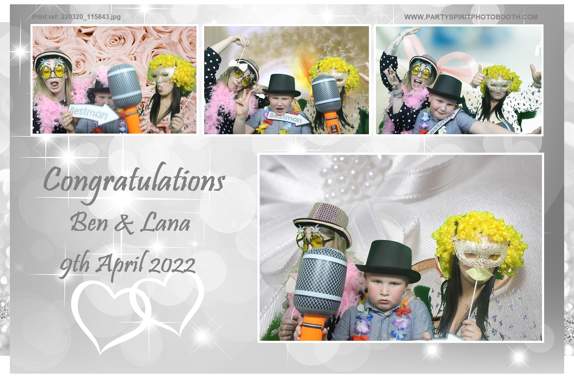 Ben and Lana Wedding | View more photos from the event at gallery.partyspiritphotobooth.com/u/PartySpiritPhotoBooth/Ben-and-Lana-Wedding