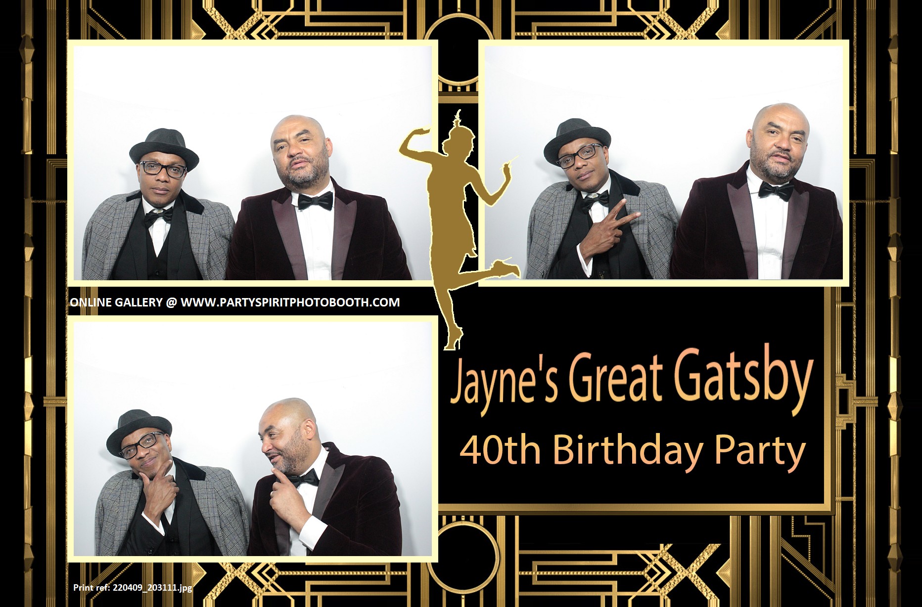 Great Gatsby Party | View more photos from the event at gallery.partyspiritphotobooth.com/u/PartySpiritPhotoBooth/Great-Gatsby-Party