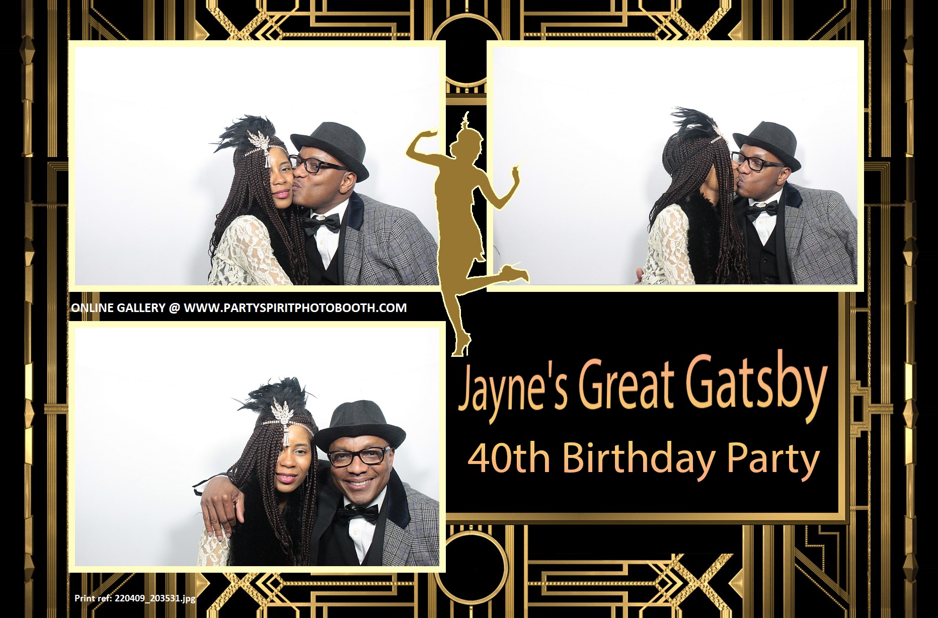 Great Gatsby Party | View more photos from the event at gallery.partyspiritphotobooth.com/u/PartySpiritPhotoBooth/Great-Gatsby-Party