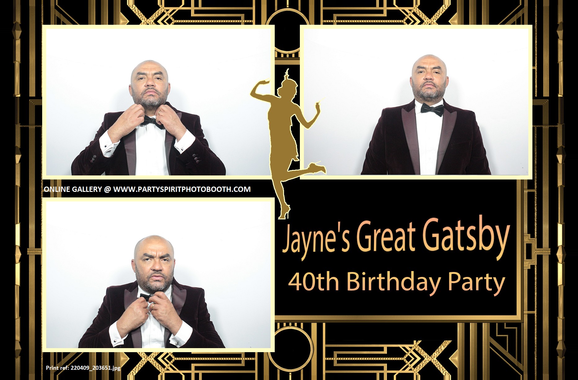Great Gatsby Party | View more photos from the event at gallery.partyspiritphotobooth.com/u/PartySpiritPhotoBooth/Great-Gatsby-Party