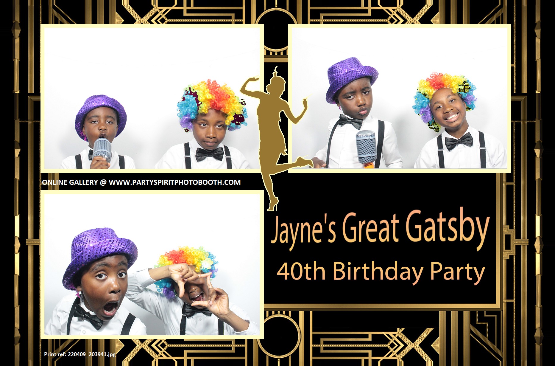Great Gatsby Party | View more photos from the event at gallery.partyspiritphotobooth.com/u/PartySpiritPhotoBooth/Great-Gatsby-Party