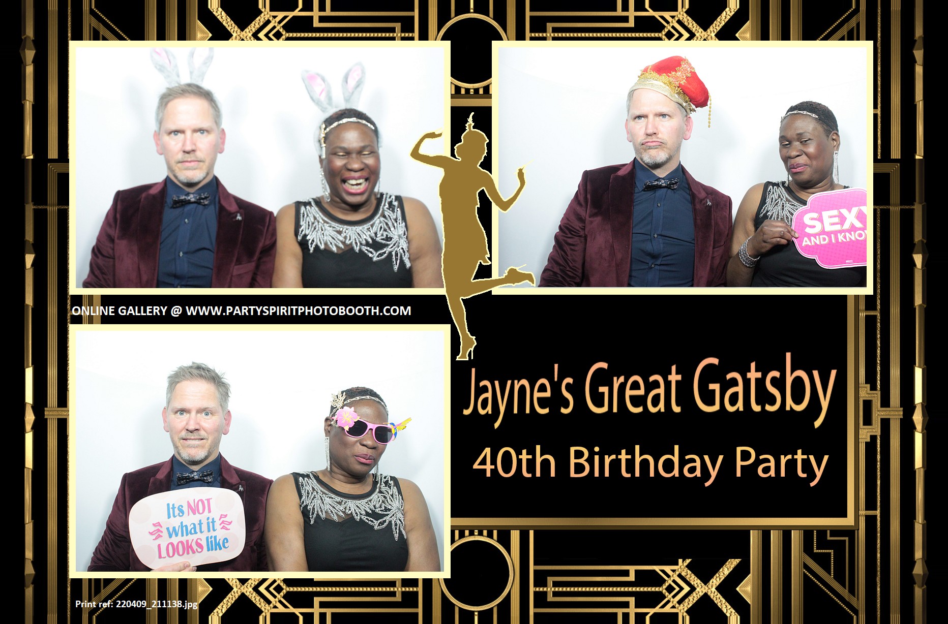 Great Gatsby Party | View more photos from the event at gallery.partyspiritphotobooth.com/u/PartySpiritPhotoBooth/Great-Gatsby-Party