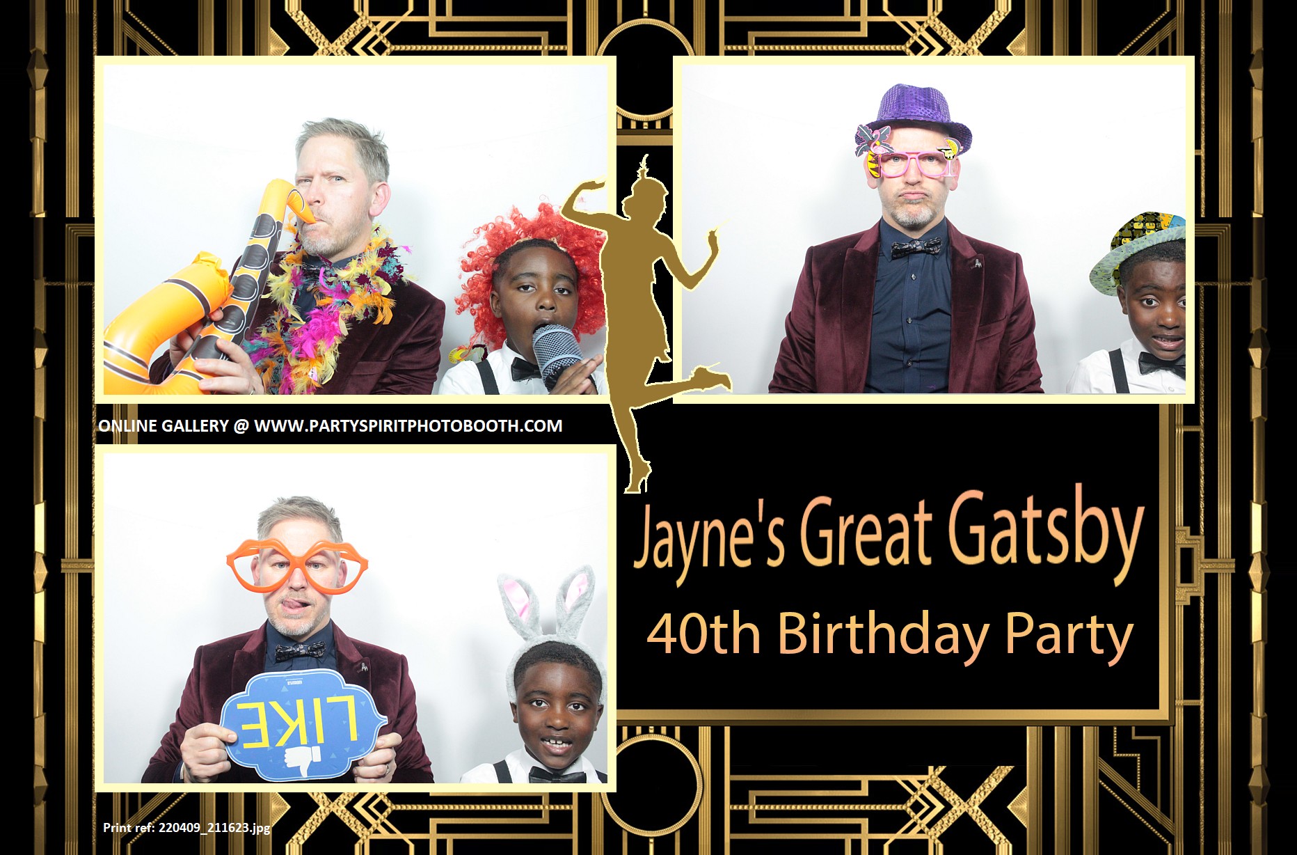 Great Gatsby Party | View more photos from the event at gallery.partyspiritphotobooth.com/u/PartySpiritPhotoBooth/Great-Gatsby-Party