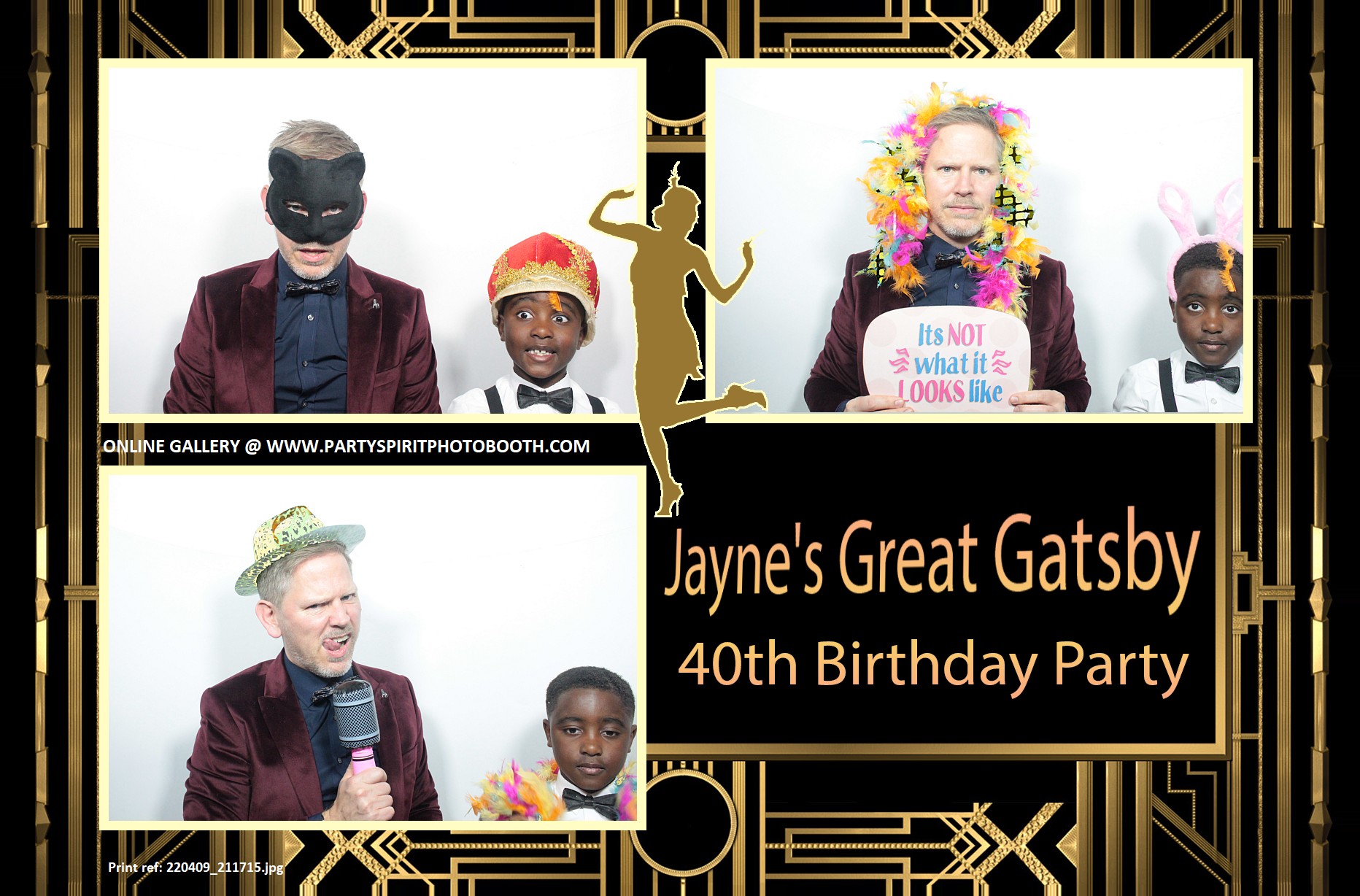 Great Gatsby Party | View more photos from the event at gallery.partyspiritphotobooth.com/u/PartySpiritPhotoBooth/Great-Gatsby-Party