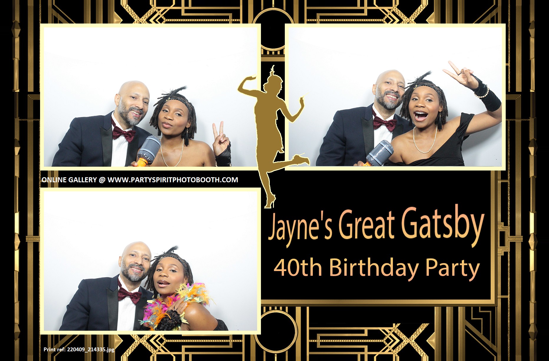Great Gatsby Party | View more photos from the event at gallery.partyspiritphotobooth.com/u/PartySpiritPhotoBooth/Great-Gatsby-Party