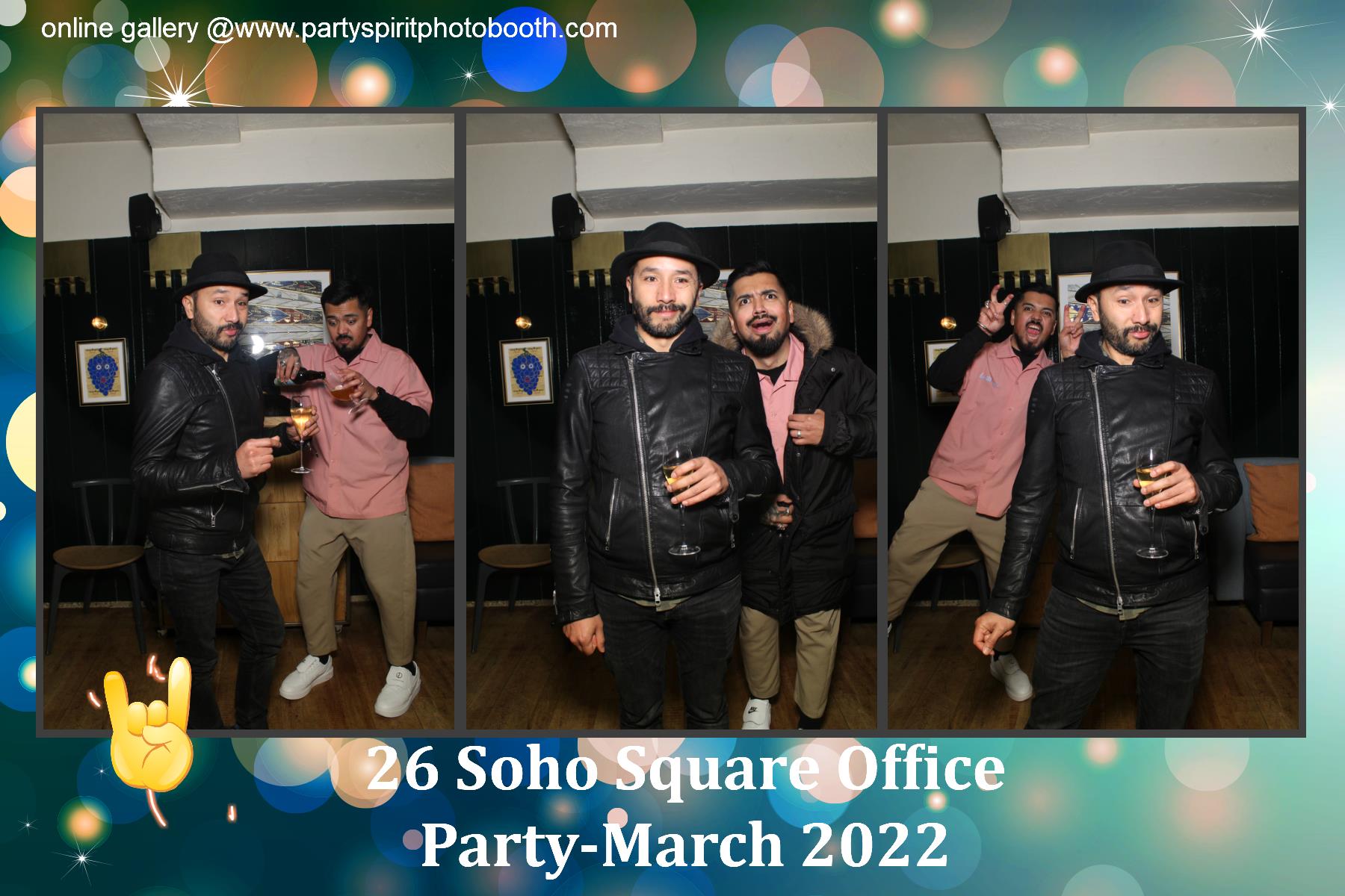 Office Party - Soho Square | View more photos from the event at gallery.partyspiritphotobooth.com/u/PartySpiritPhotoBooth/Office-Party-Soho-Square