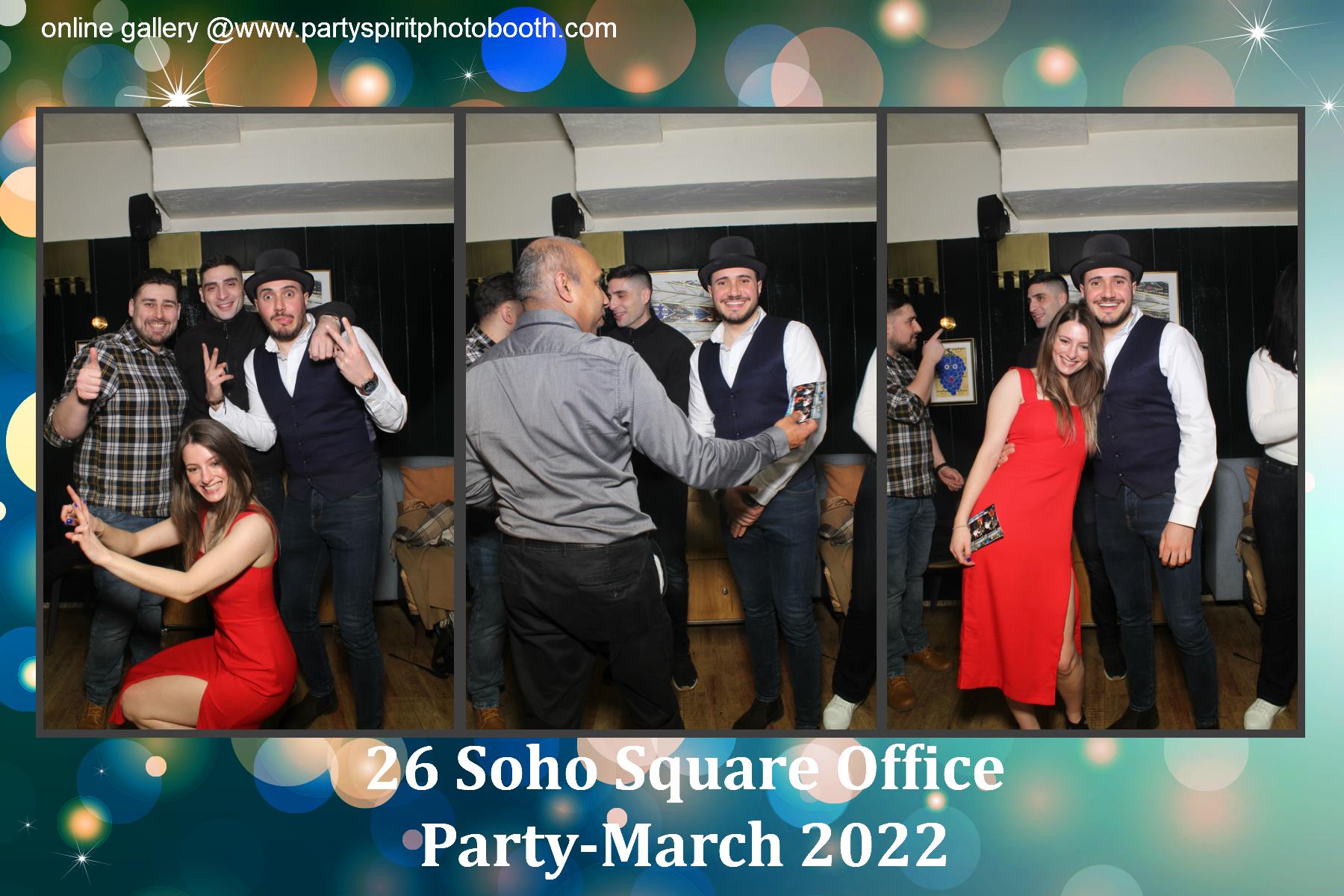 Office Party - Soho Square | View more photos from the event at gallery.partyspiritphotobooth.com/u/PartySpiritPhotoBooth/Office-Party-Soho-Square