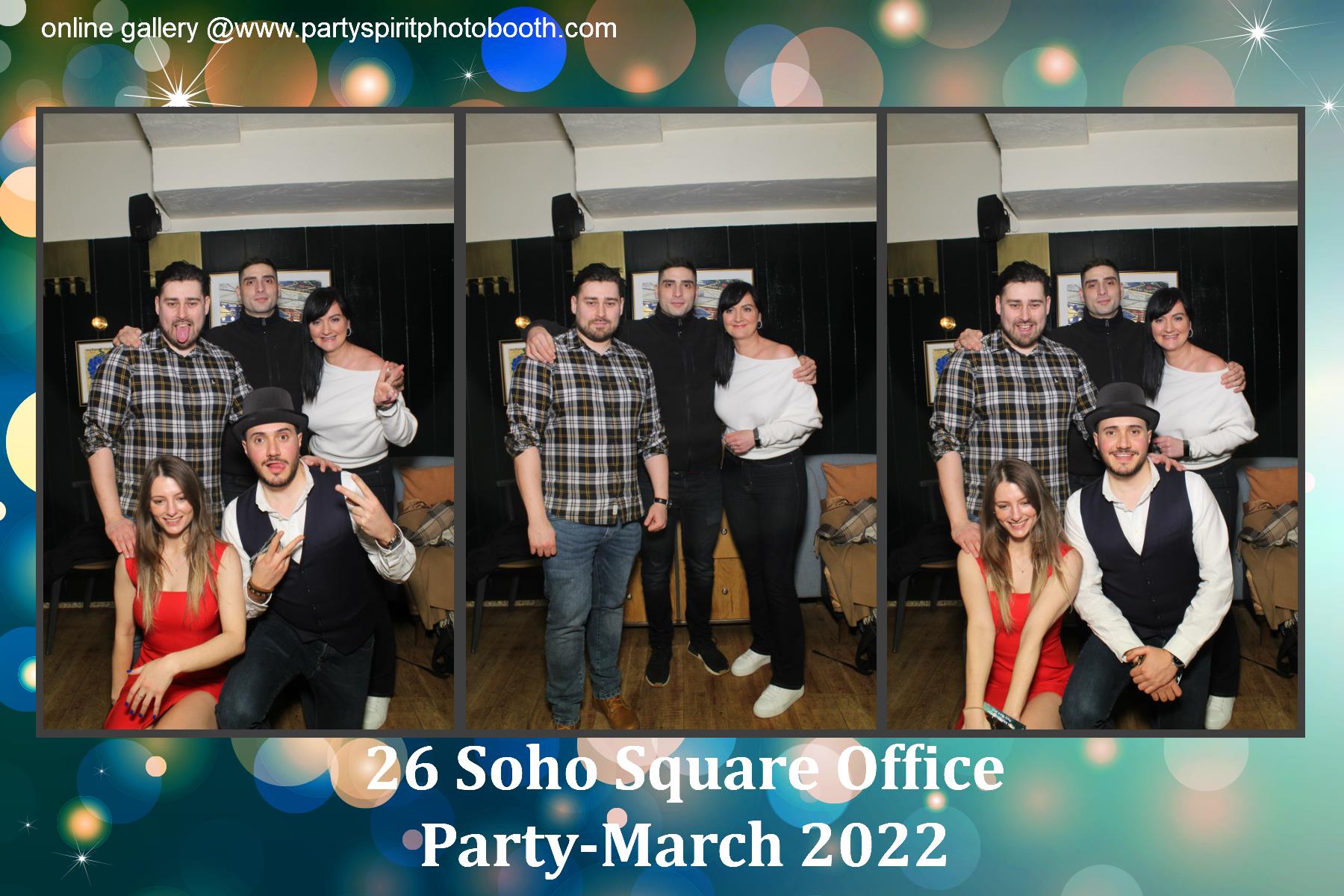 Office Party - Soho Square | View more photos from the event at gallery.partyspiritphotobooth.com/u/PartySpiritPhotoBooth/Office-Party-Soho-Square