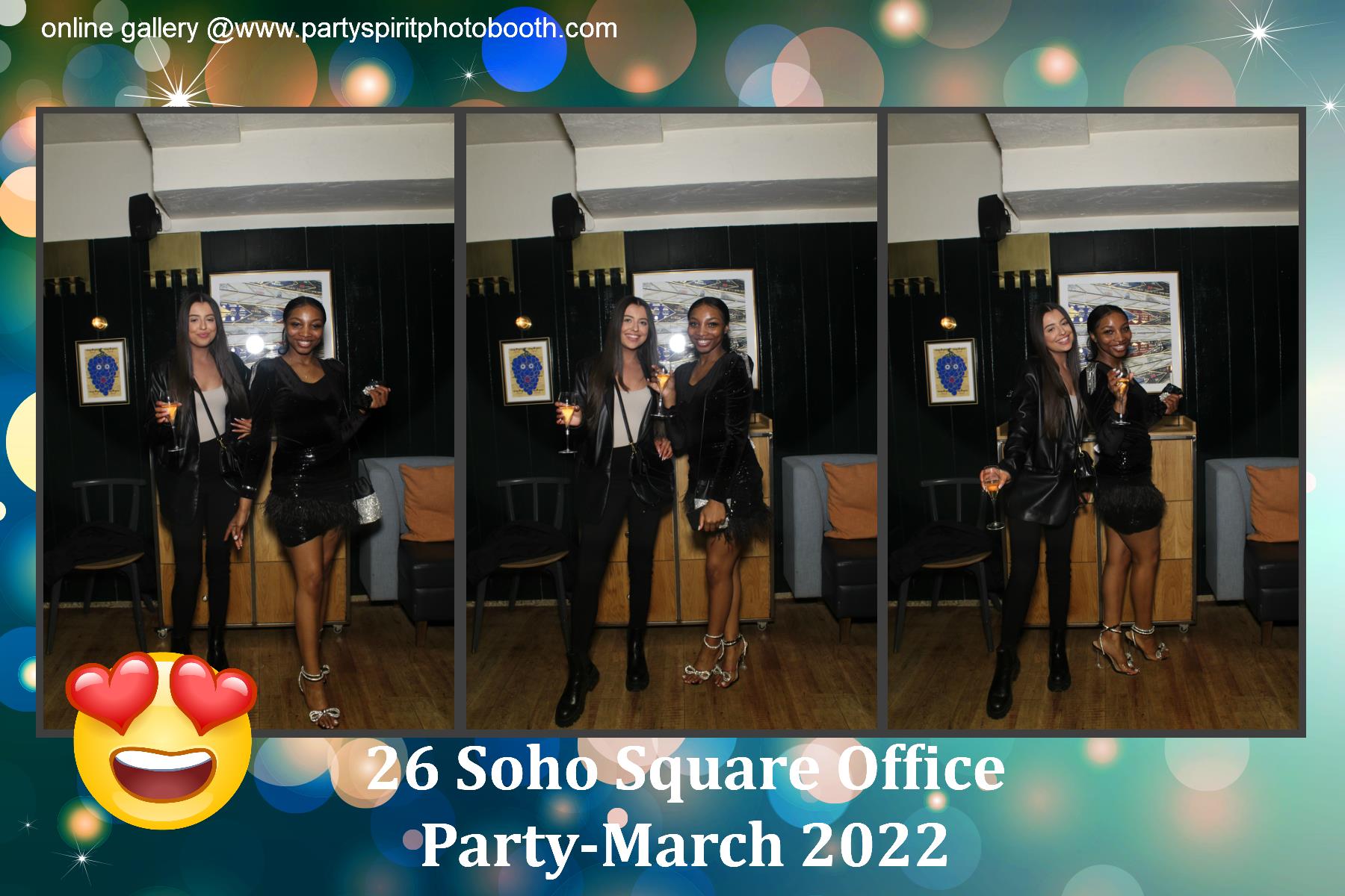 Office Party - Soho Square | View more photos from the event at gallery.partyspiritphotobooth.com/u/PartySpiritPhotoBooth/Office-Party-Soho-Square