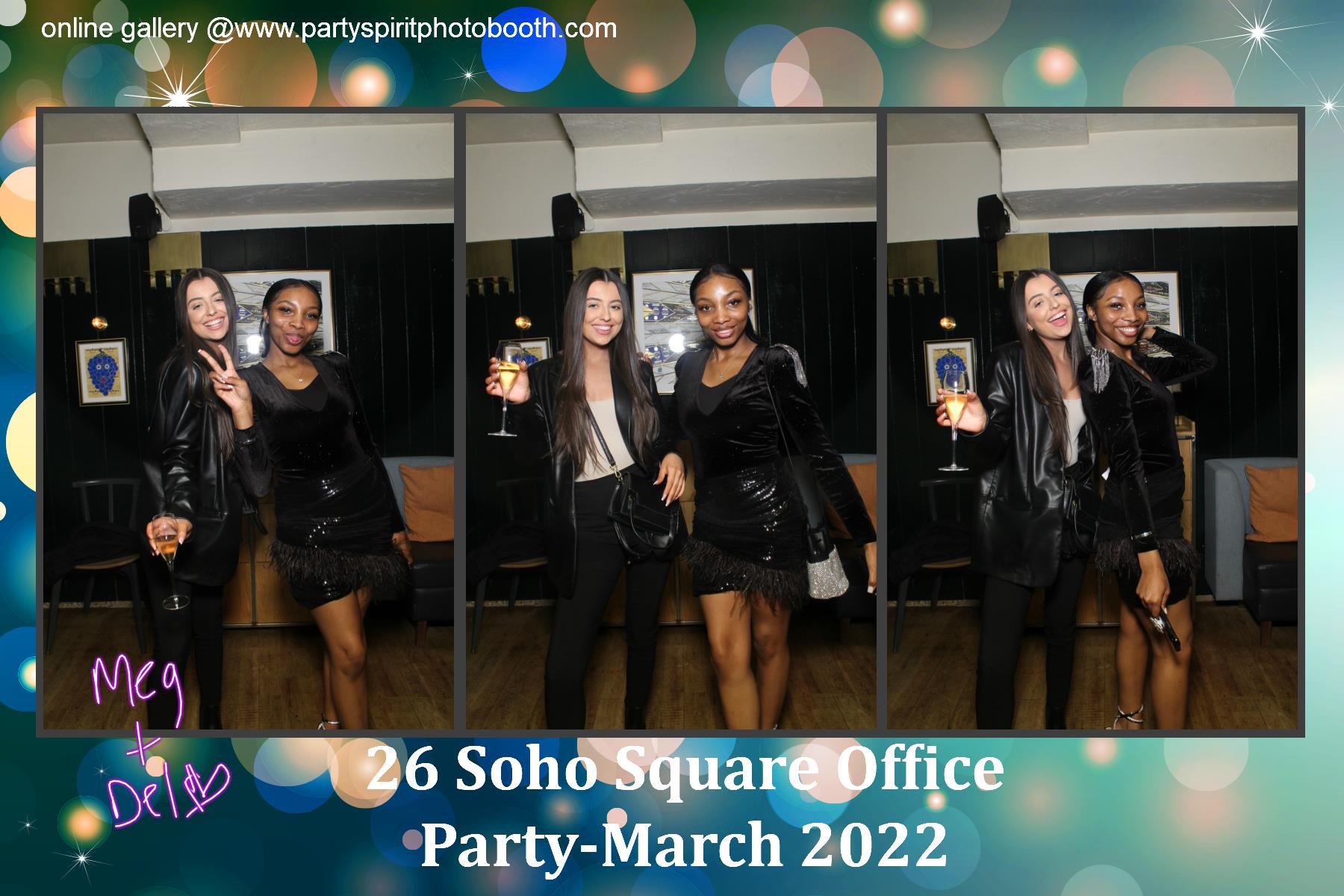 Office Party - Soho Square | View more photos from the event at gallery.partyspiritphotobooth.com/u/PartySpiritPhotoBooth/Office-Party-Soho-Square