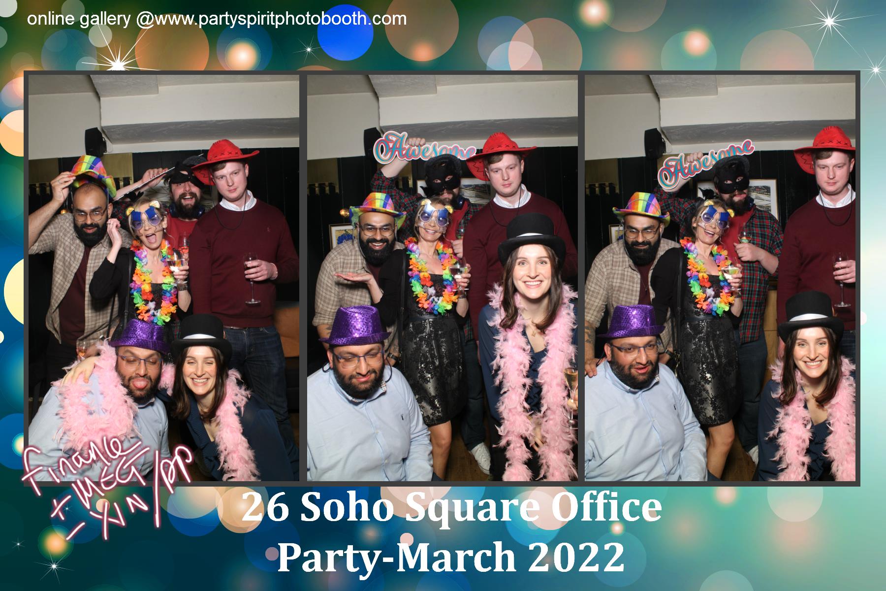 Office Party - Soho Square | View more photos from the event at gallery.partyspiritphotobooth.com/u/PartySpiritPhotoBooth/Office-Party-Soho-Square