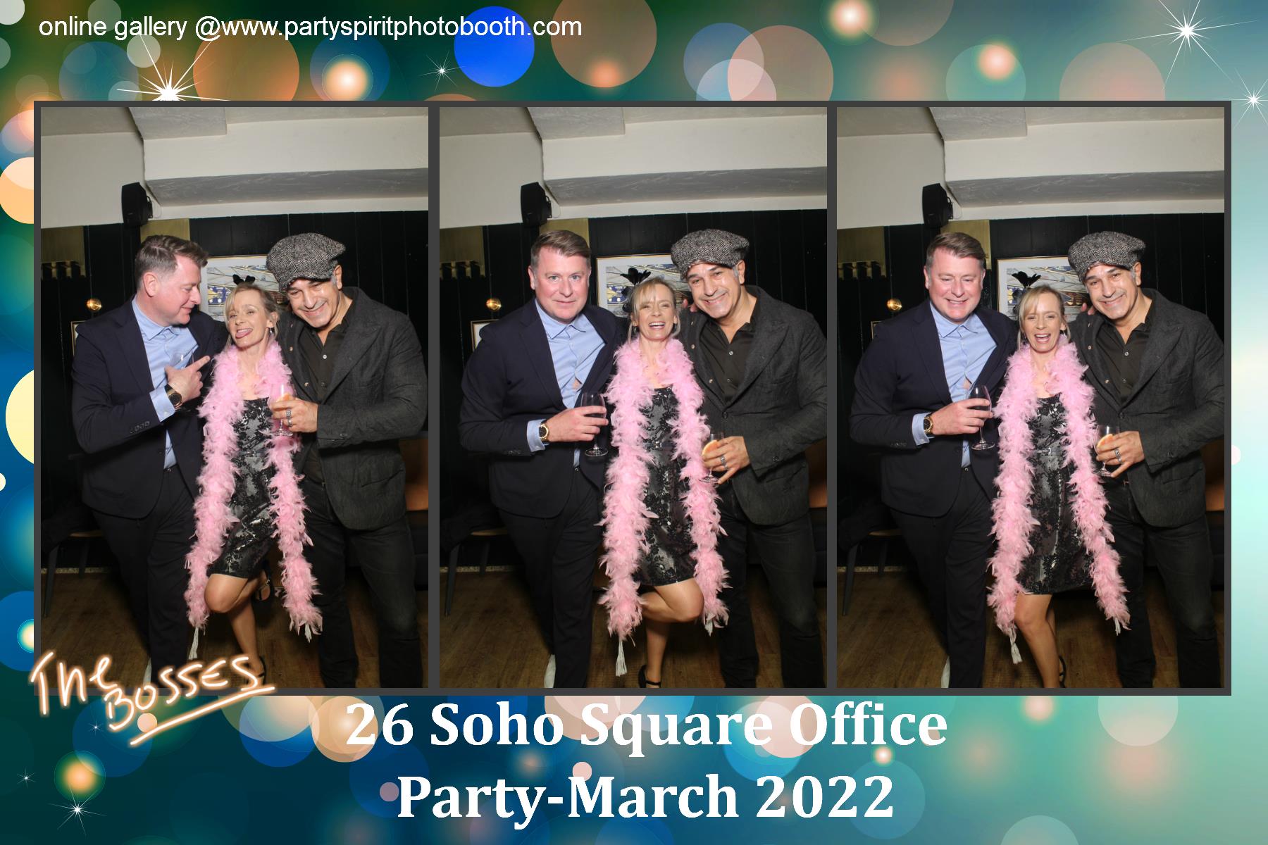 Office Party - Soho Square | View more photos from the event at gallery.partyspiritphotobooth.com/u/PartySpiritPhotoBooth/Office-Party-Soho-Square