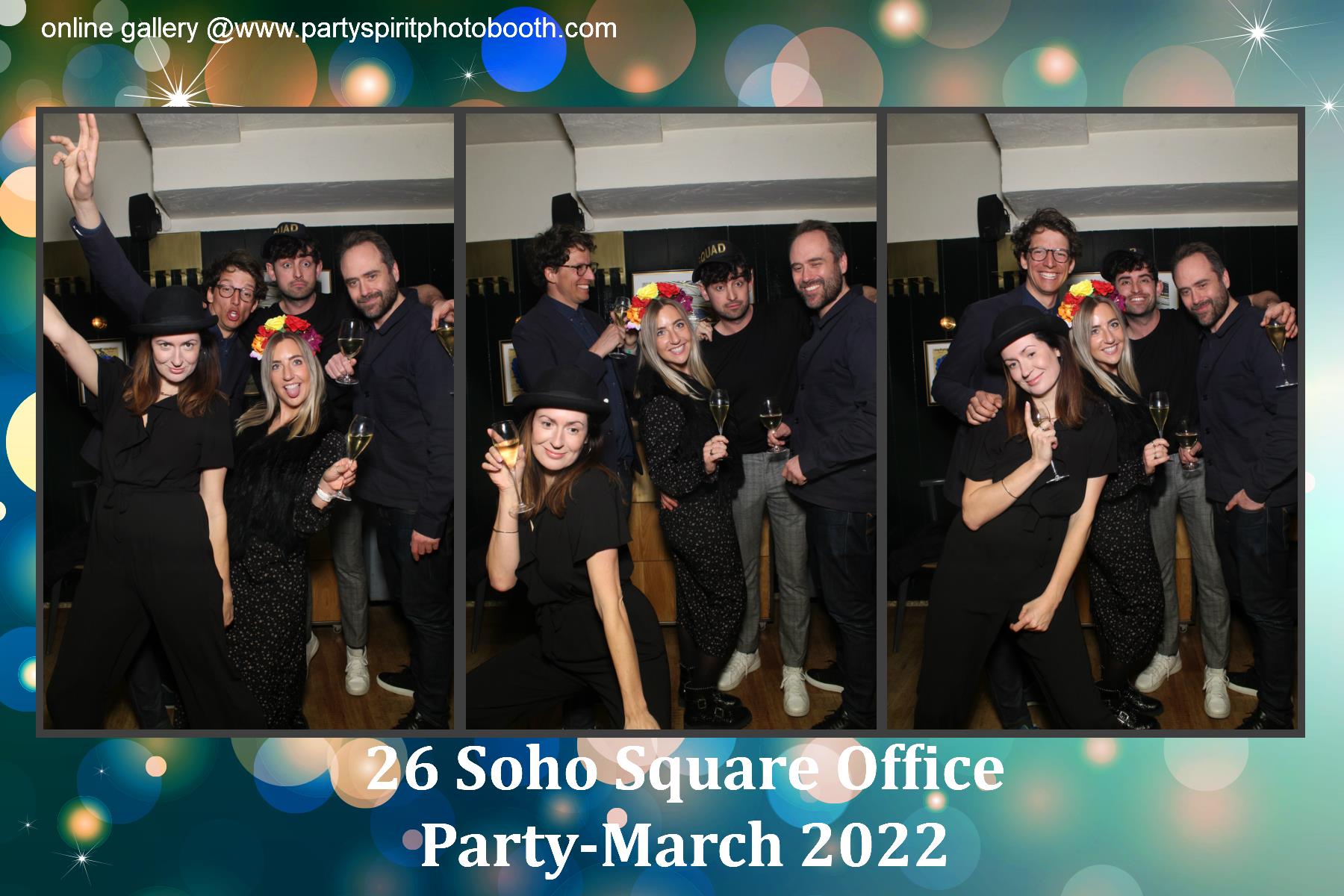 Office Party - Soho Square | View more photos from the event at gallery.partyspiritphotobooth.com/u/PartySpiritPhotoBooth/Office-Party-Soho-Square
