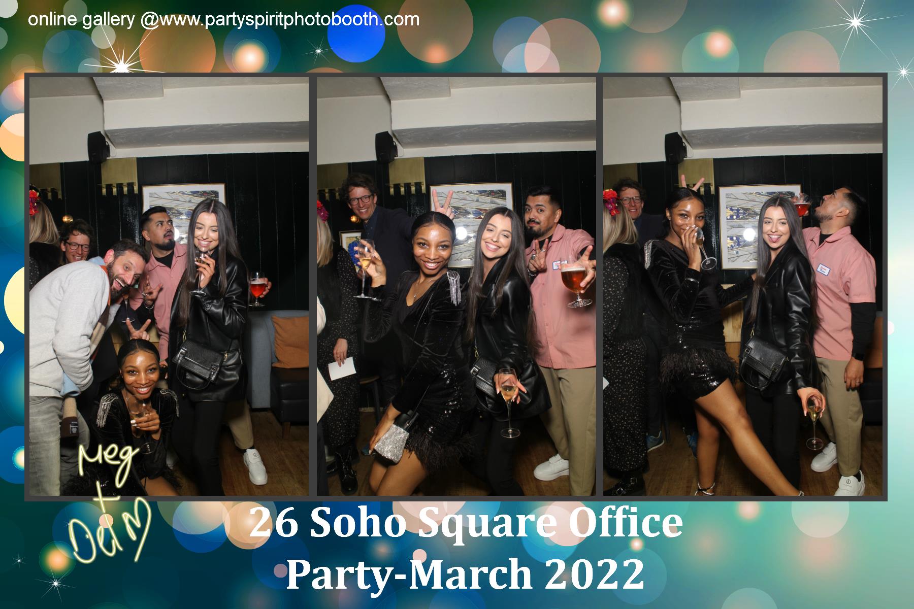 Office Party - Soho Square | View more photos from the event at gallery.partyspiritphotobooth.com/u/PartySpiritPhotoBooth/Office-Party-Soho-Square