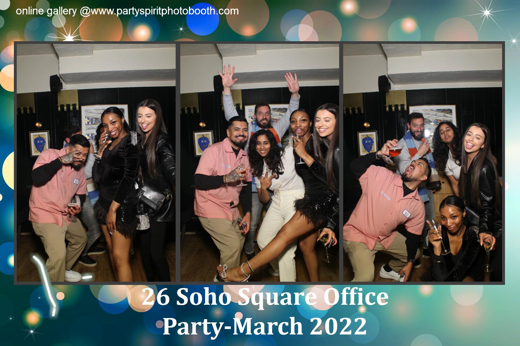 Office Party - Soho Square | View more photos from the event at gallery.partyspiritphotobooth.com/u/PartySpiritPhotoBooth/Office-Party-Soho-Square