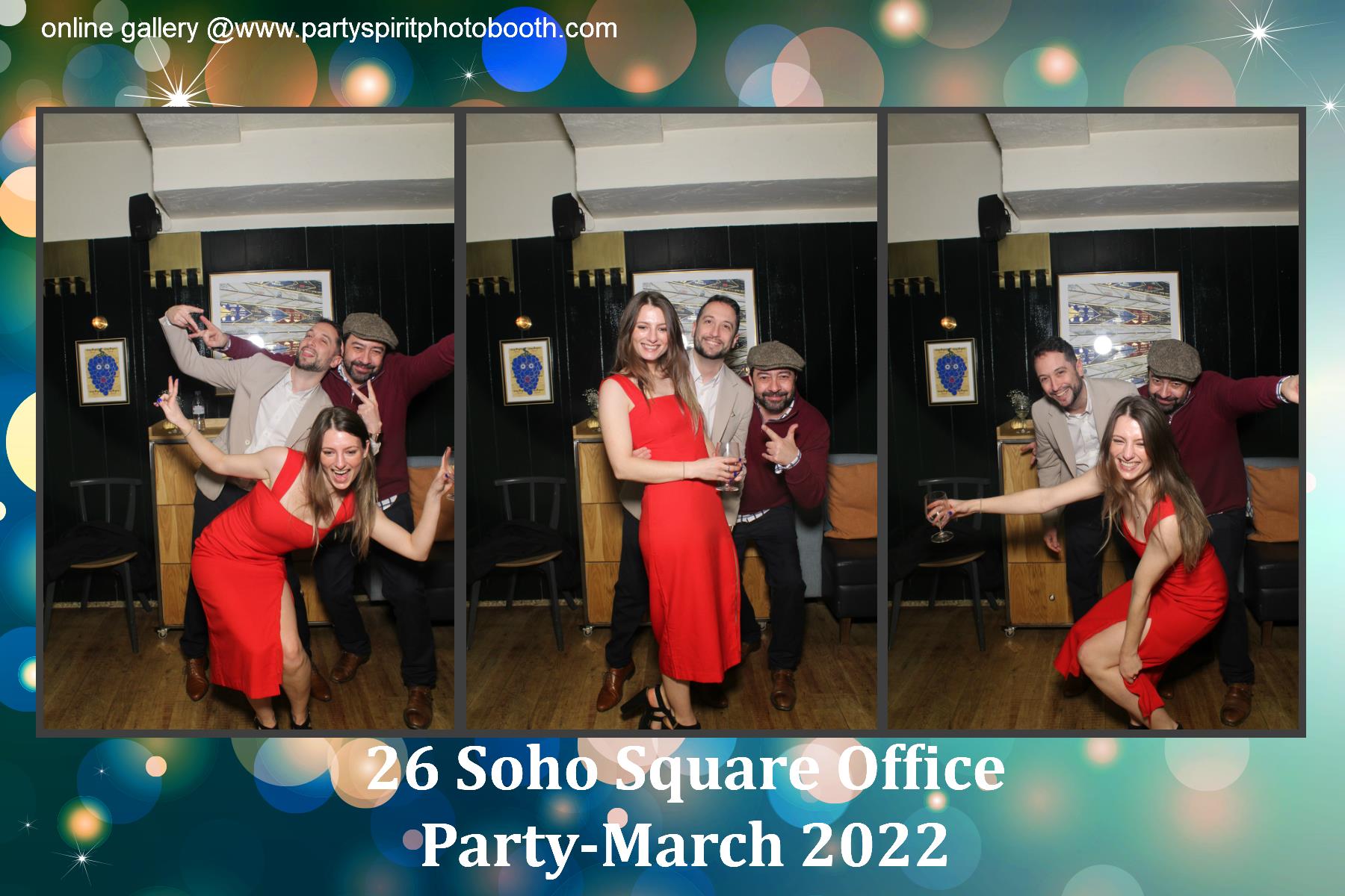 Office Party - Soho Square | View more photos from the event at gallery.partyspiritphotobooth.com/u/PartySpiritPhotoBooth/Office-Party-Soho-Square