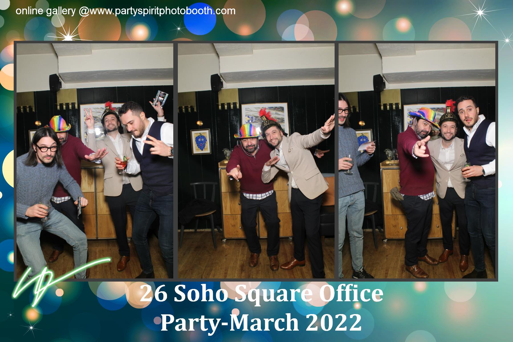 Office Party - Soho Square | View more photos from the event at gallery.partyspiritphotobooth.com/u/PartySpiritPhotoBooth/Office-Party-Soho-Square