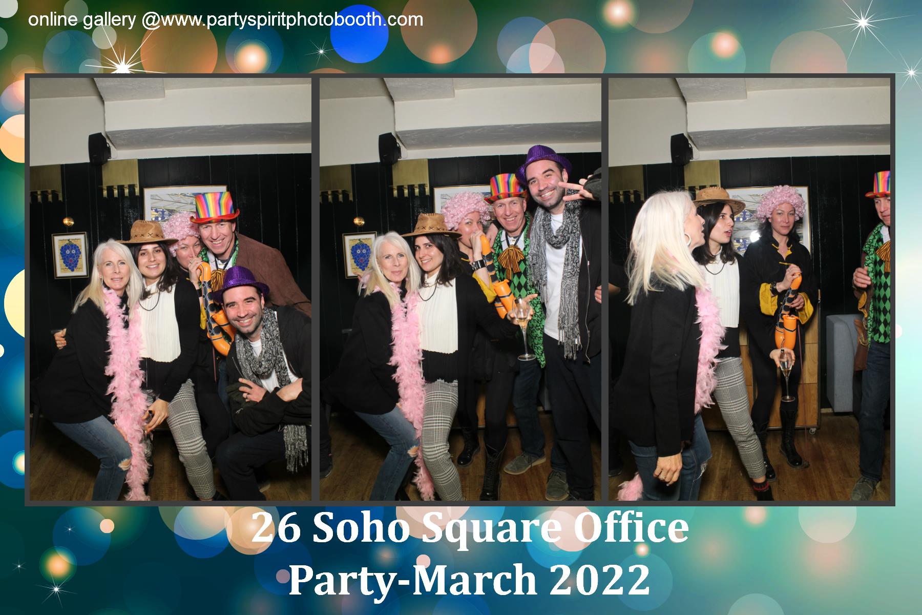 Office Party - Soho Square | View more photos from the event at gallery.partyspiritphotobooth.com/u/PartySpiritPhotoBooth/Office-Party-Soho-Square