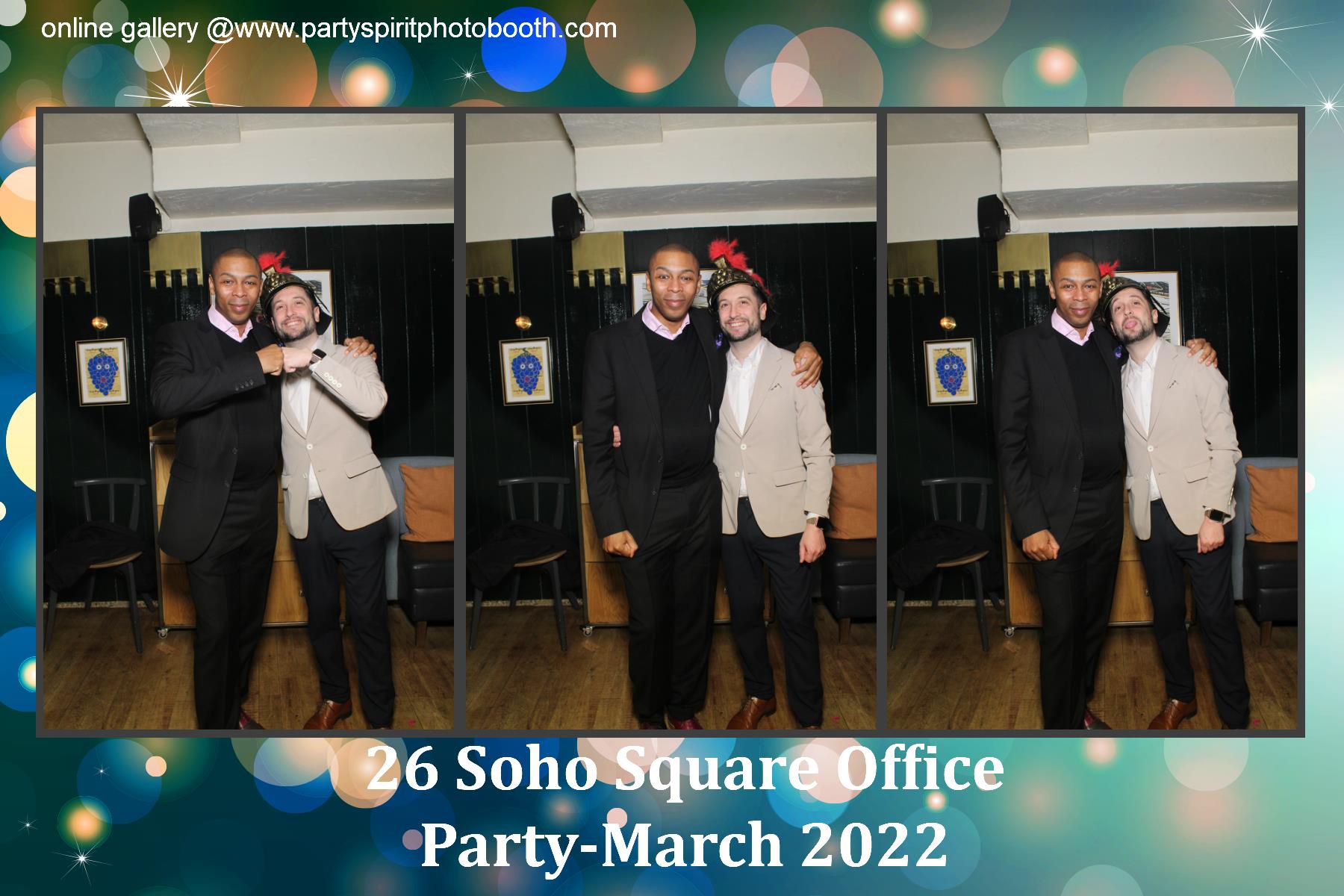 Office Party - Soho Square | View more photos from the event at gallery.partyspiritphotobooth.com/u/PartySpiritPhotoBooth/Office-Party-Soho-Square