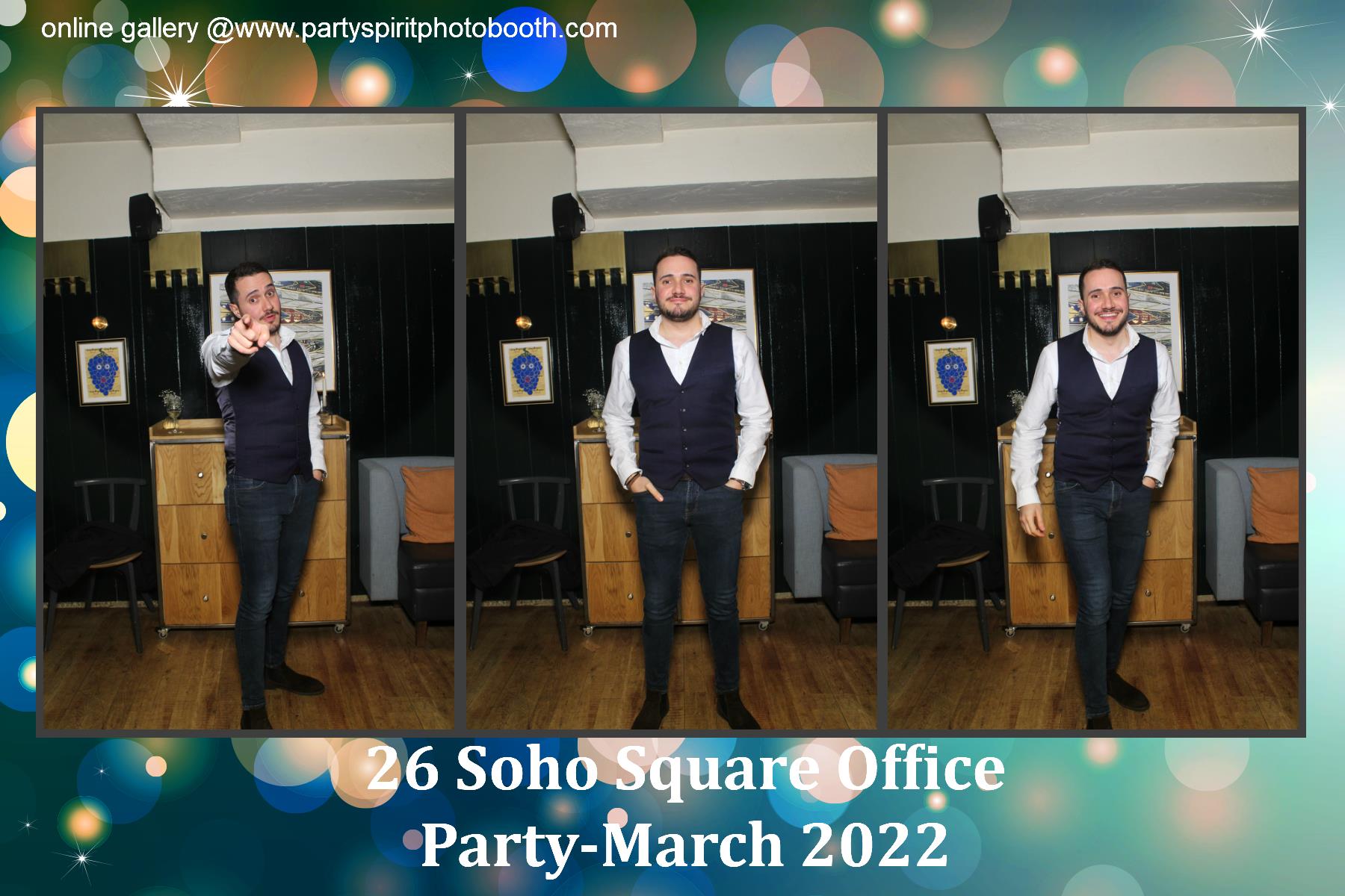 Office Party - Soho Square | View more photos from the event at gallery.partyspiritphotobooth.com/u/PartySpiritPhotoBooth/Office-Party-Soho-Square