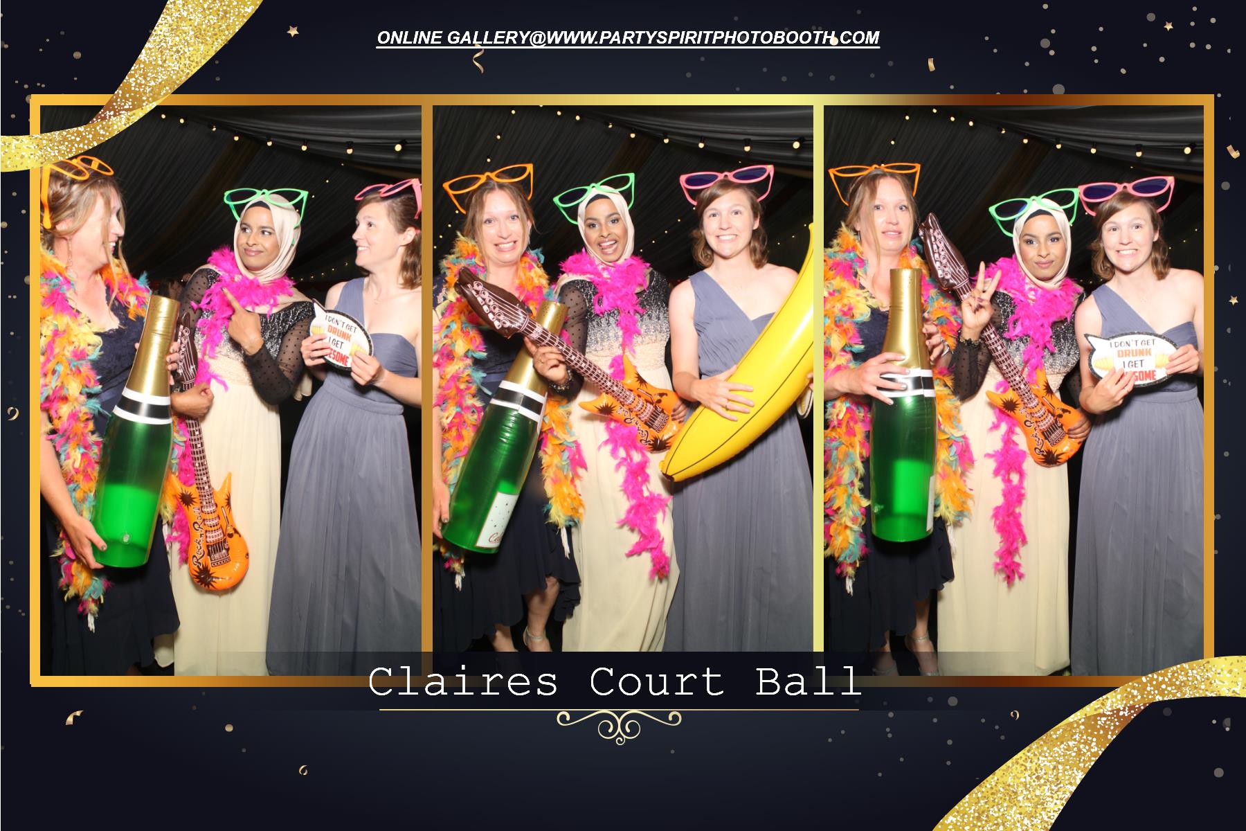 Claires Court Ball | View more photos from the event at gallery.partyspiritphotobooth.com/u/PartySpiritPhotoBooth/Claires-Court-Ball