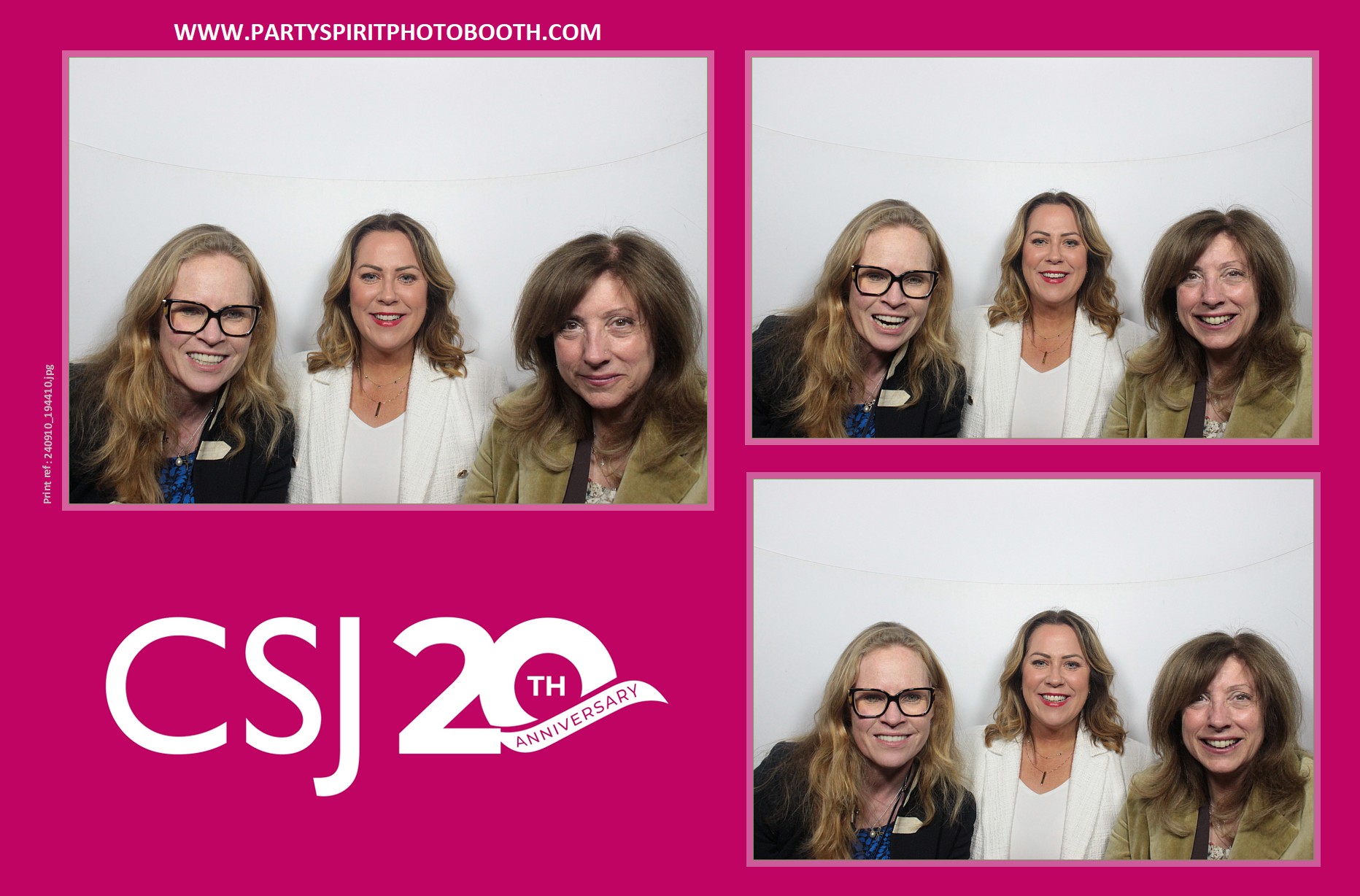 CSJ 20th Anniversary | View more photos from the event at gallery.partyspiritphotobooth.com/u/PartySpiritPhotoBooth/CSJ-20th-Anniversary