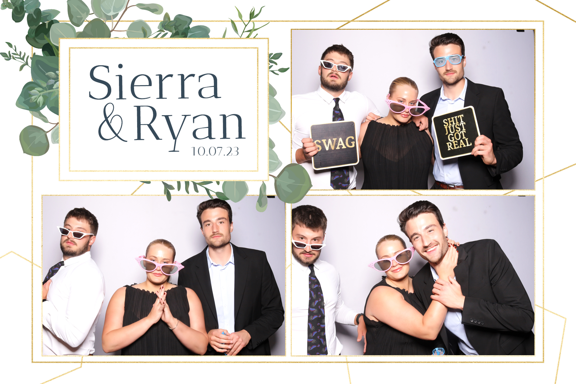 Sierra and Ryan's Wedding | View more photos from the event at v1.boothgallery.com/u/PhabPhotobooth/Sierra-and-Ryans-Wedding