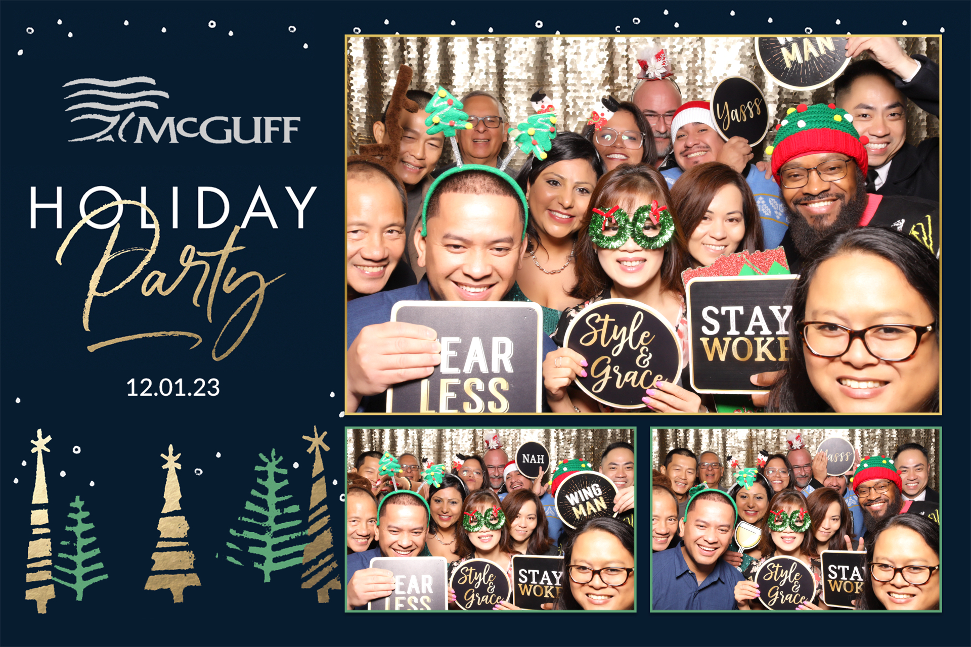 McGuff Holiday Party | View more photos from the event at v1.boothgallery.com/u/PhabPhotobooth/McGuff-Holiday-Party