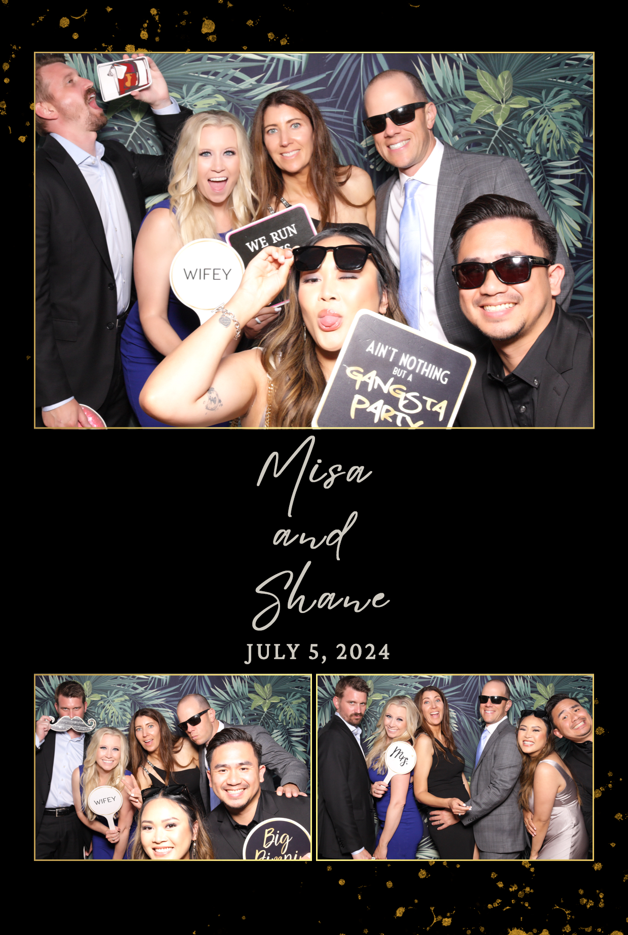 Shane + Misa's Wedding | View more photos from the event at v1.boothgallery.com/u/PhabPhotobooth/Shane-Misas-Wedding
