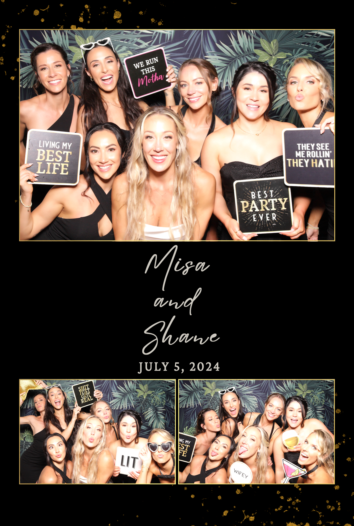Shane + Misa's Wedding | View more photos from the event at v1.boothgallery.com/u/PhabPhotobooth/Shane-Misas-Wedding