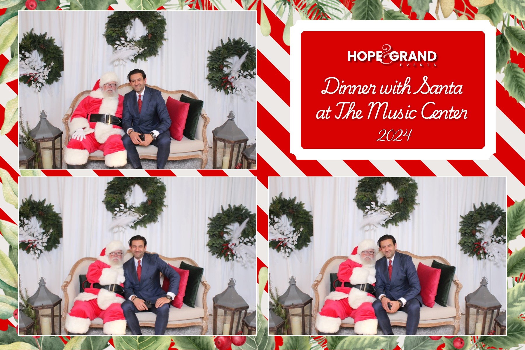 Hope & Grand Events - Dinner with Santa | View more photos from the event at v1.boothgallery.com/u/PhabPhotobooth/Hope-Grand-Events-Dinner-with-Santa