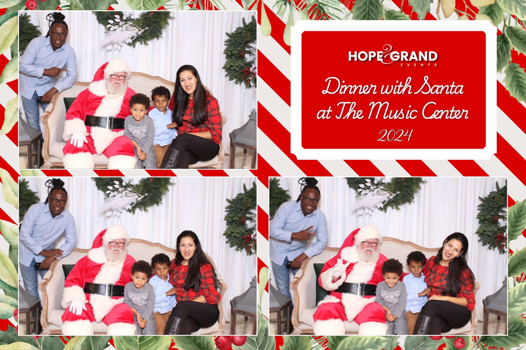 Hope & Grand Events - Dinner with Santa | View more photos from the event at v1.boothgallery.com/u/PhabPhotobooth/Hope-Grand-Events-Dinner-with-Santa