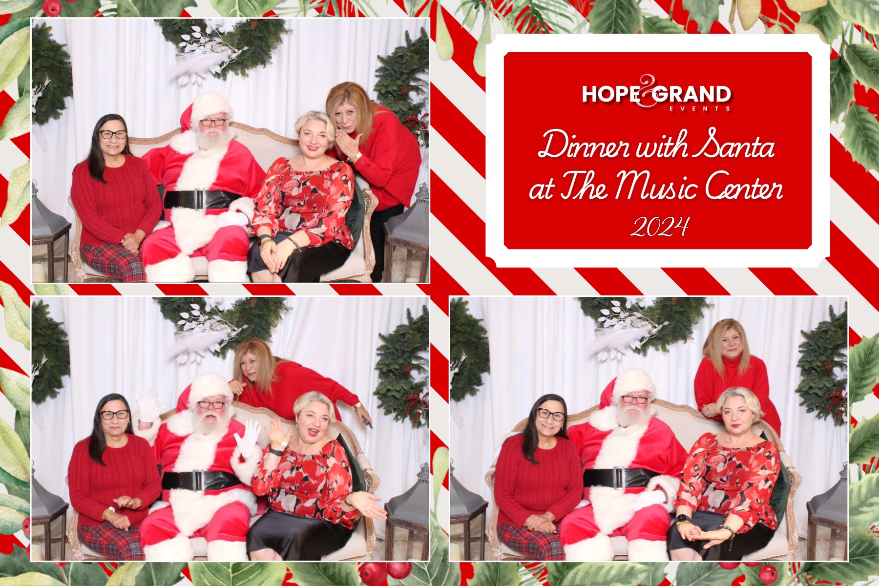 Hope & Grand Events - Dinner with Santa | View more photos from the event at v1.boothgallery.com/u/PhabPhotobooth/Hope-Grand-Events-Dinner-with-Santa