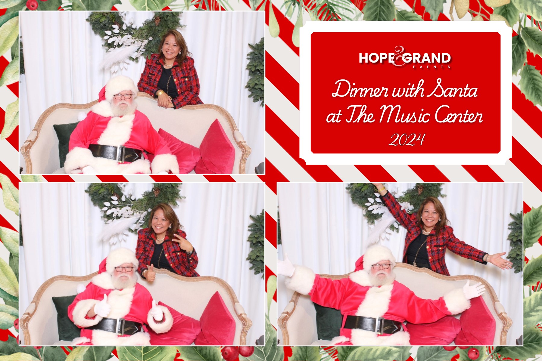 Hope & Grand Events - Dinner with Santa | View more photos from the event at v1.boothgallery.com/u/PhabPhotobooth/Hope-Grand-Events-Dinner-with-Santa