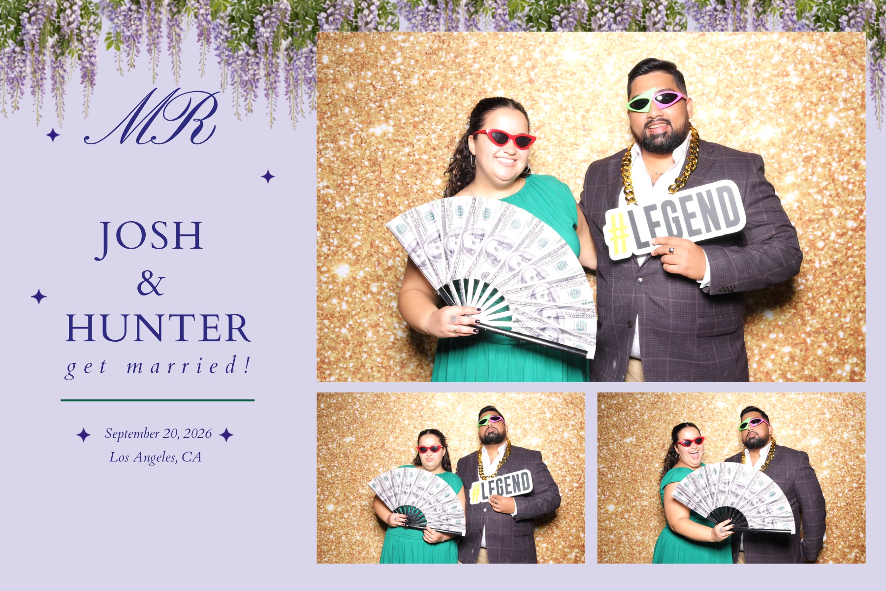 Josh + Hunter Wedding | View more photos from the event at v1.boothgallery.com/u/PhabPhotobooth/Josh-Hunter-Wedding