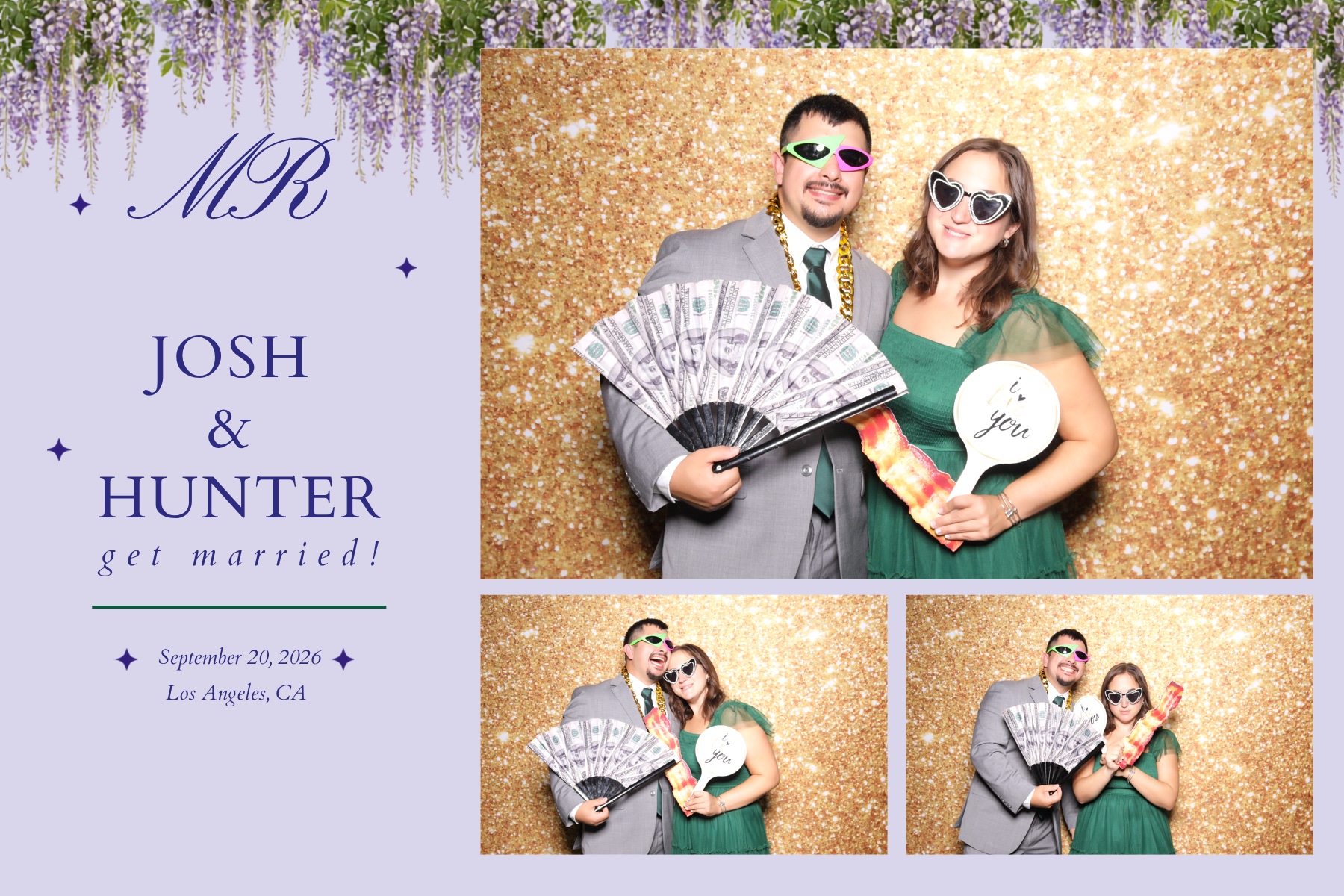 Josh + Hunter Wedding | View more photos from the event at v1.boothgallery.com/u/PhabPhotobooth/Josh-Hunter-Wedding
