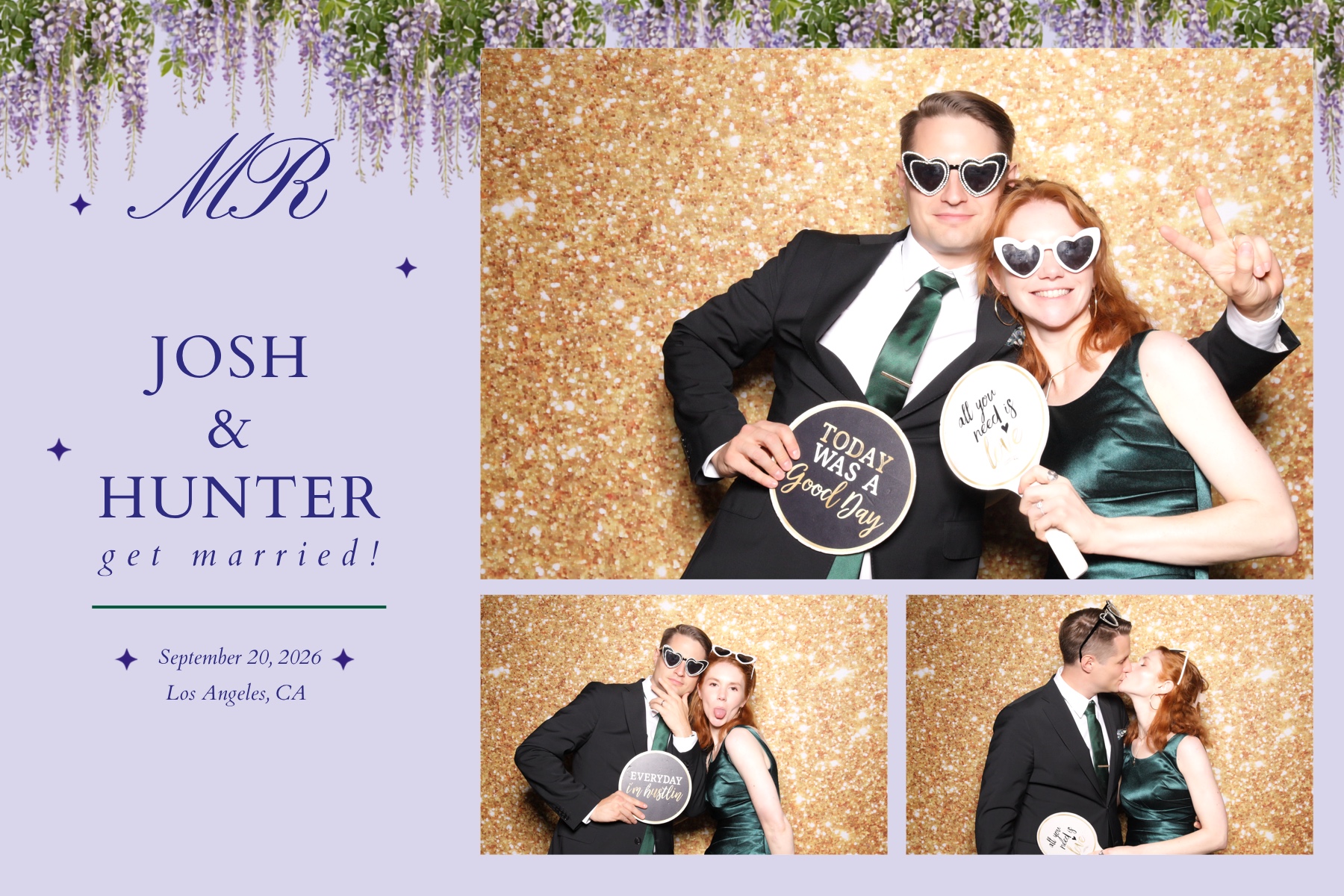 Josh + Hunter Wedding | View more photos from the event at v1.boothgallery.com/u/PhabPhotobooth/Josh-Hunter-Wedding