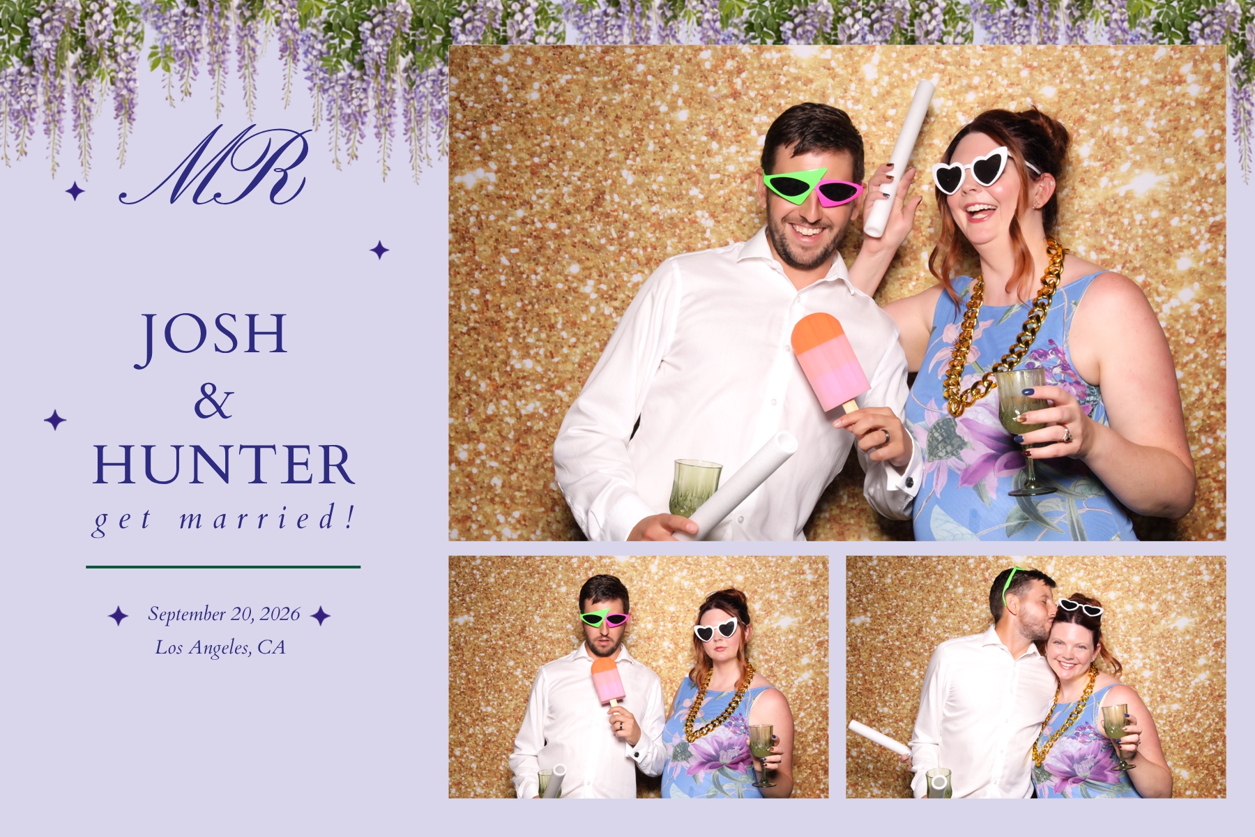 Josh + Hunter Wedding | View more photos from the event at v1.boothgallery.com/u/PhabPhotobooth/Josh-Hunter-Wedding